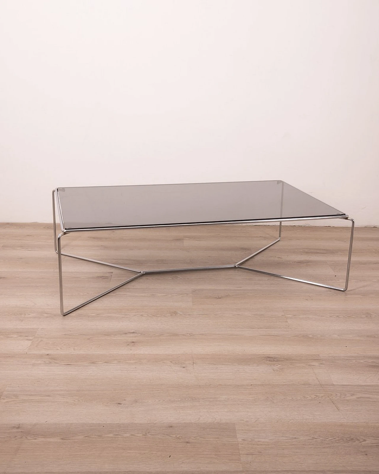 Marcel 470 coffee table in metal by K. Takahama for Cassina, 1970s 2