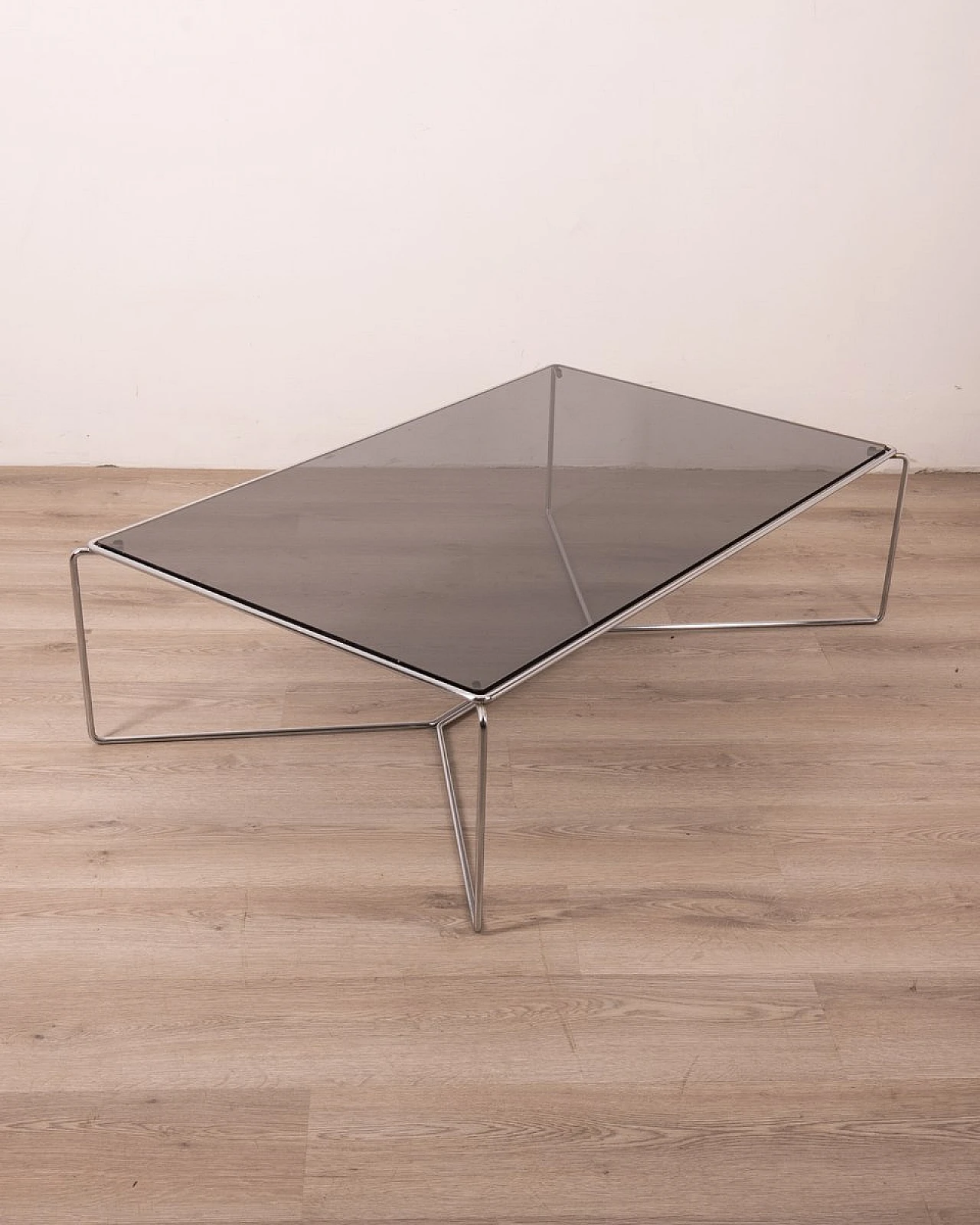 Marcel 470 coffee table in metal by K. Takahama for Cassina, 1970s 3