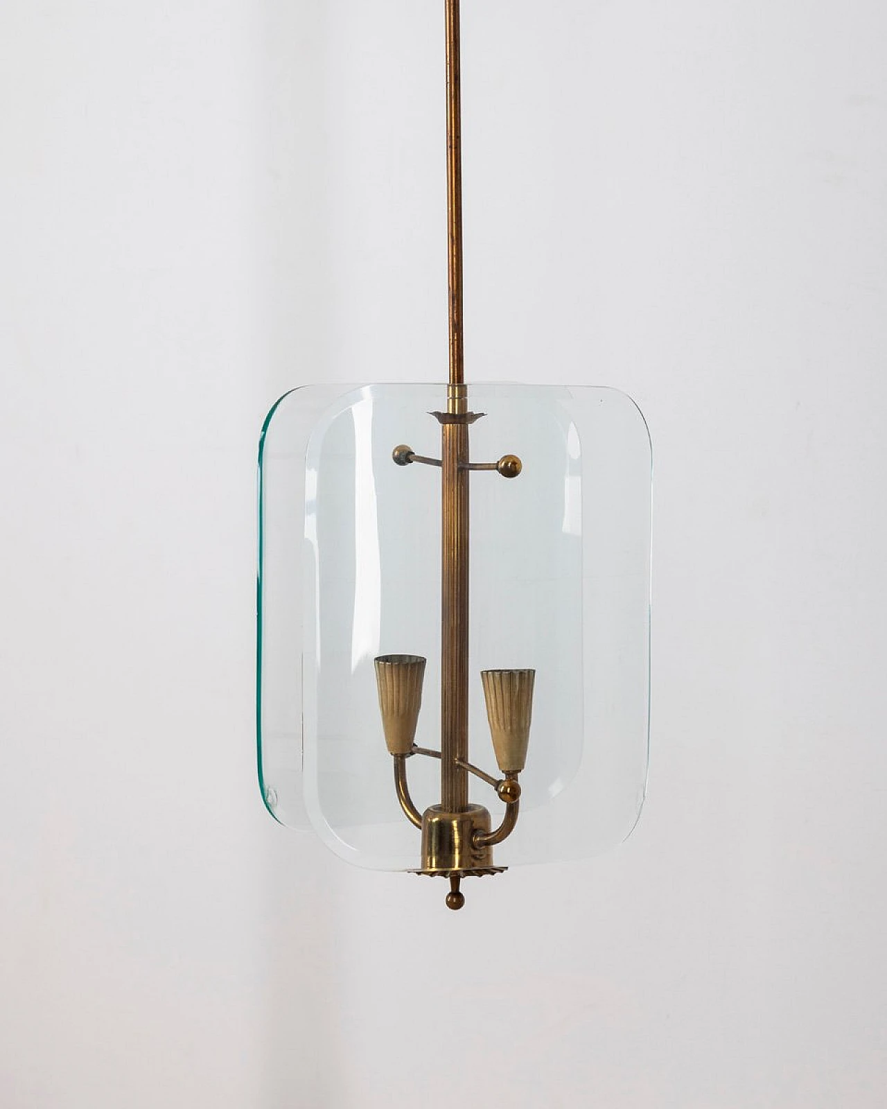 2-Light chandelier by Pietro Chiesa for Fontana Arte, 1940s 1