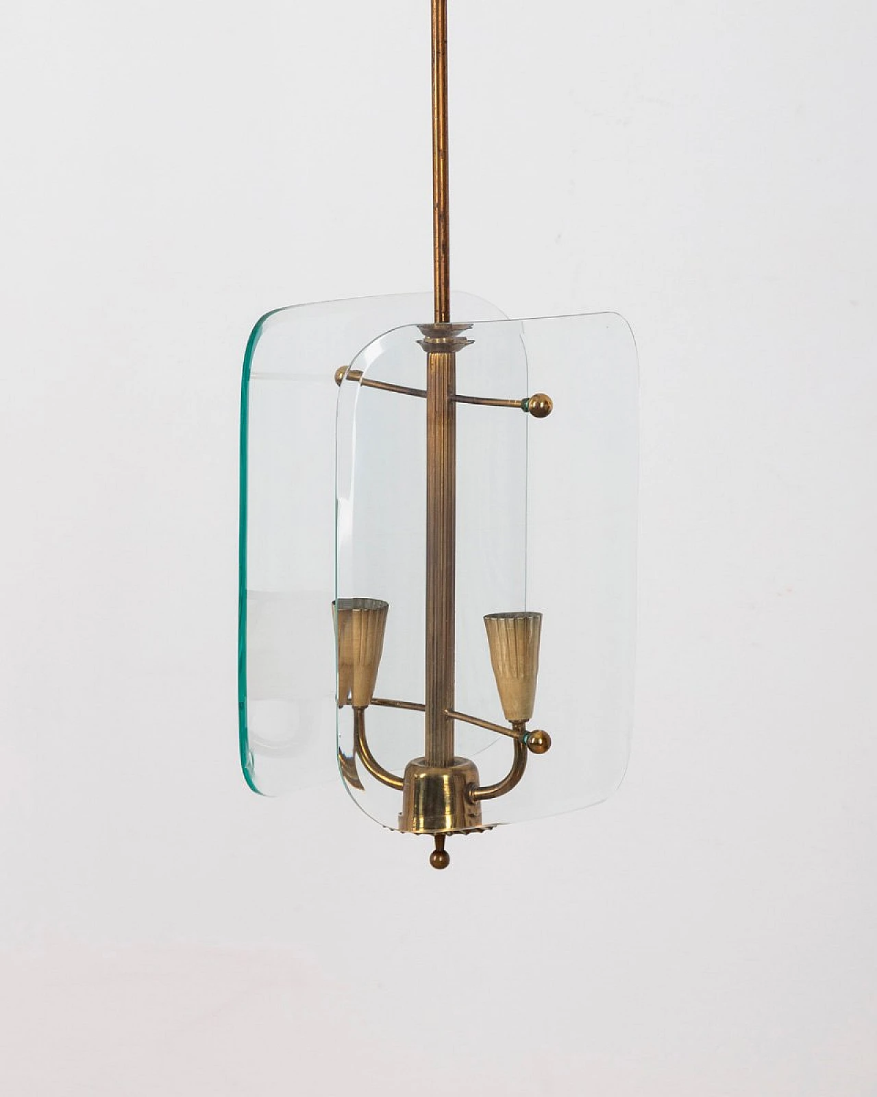 2-Light chandelier by Pietro Chiesa for Fontana Arte, 1940s 2