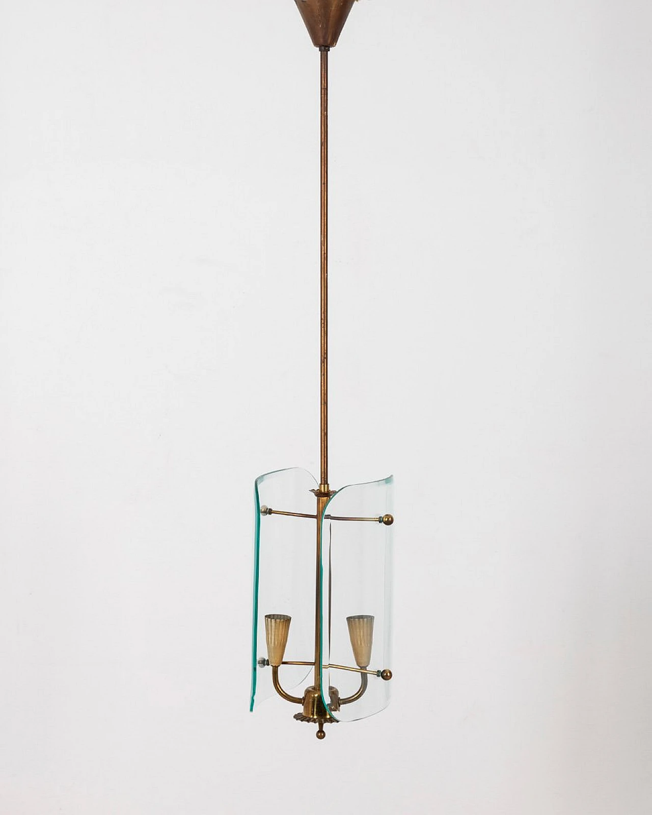 2-Light chandelier by Pietro Chiesa for Fontana Arte, 1940s 3