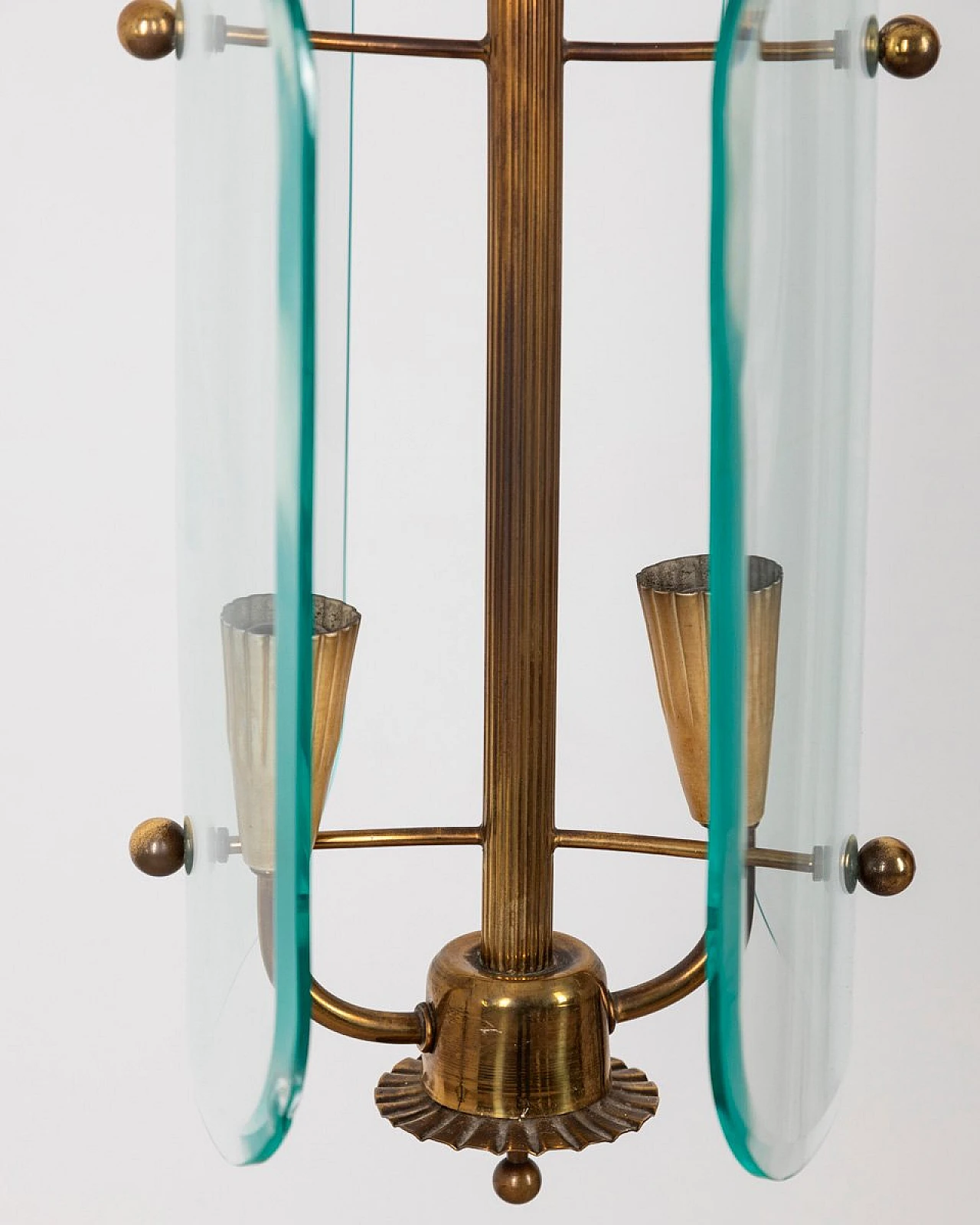 2-Light chandelier by Pietro Chiesa for Fontana Arte, 1940s 5