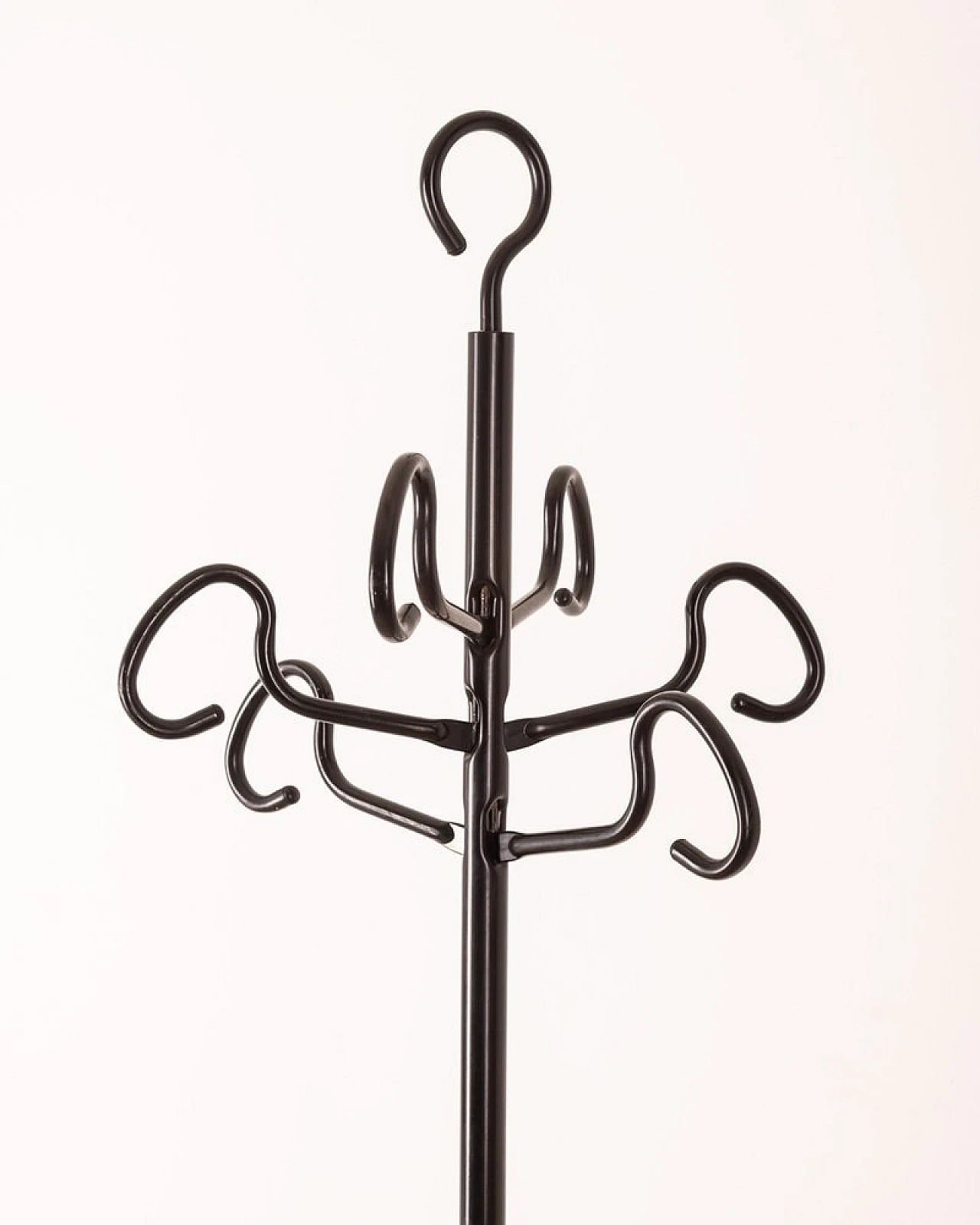 Clothes stand in black steel by F.lli Castiglioni for Zanotta, 1980s 2