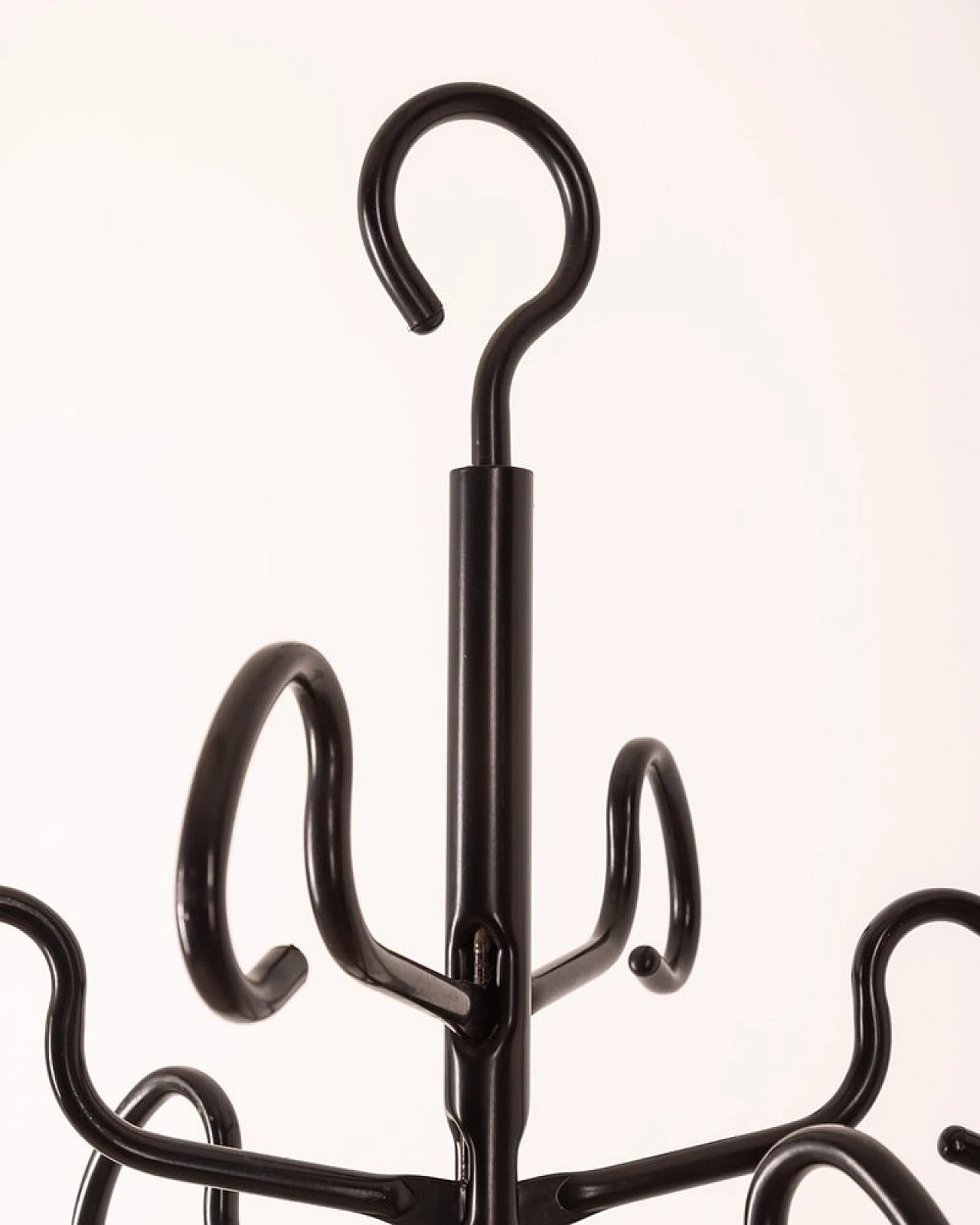 Clothes stand in black steel by F.lli Castiglioni for Zanotta, 1980s 4