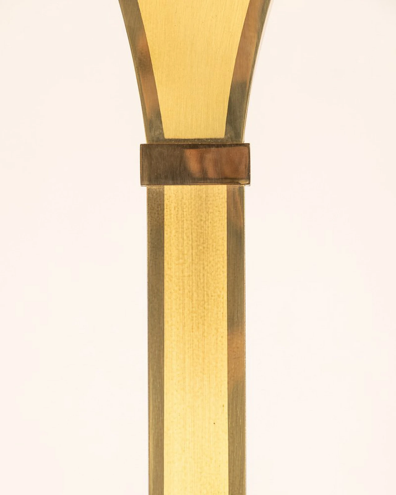 Floor lamp in golden brass by Relux Milano, 1980s 5