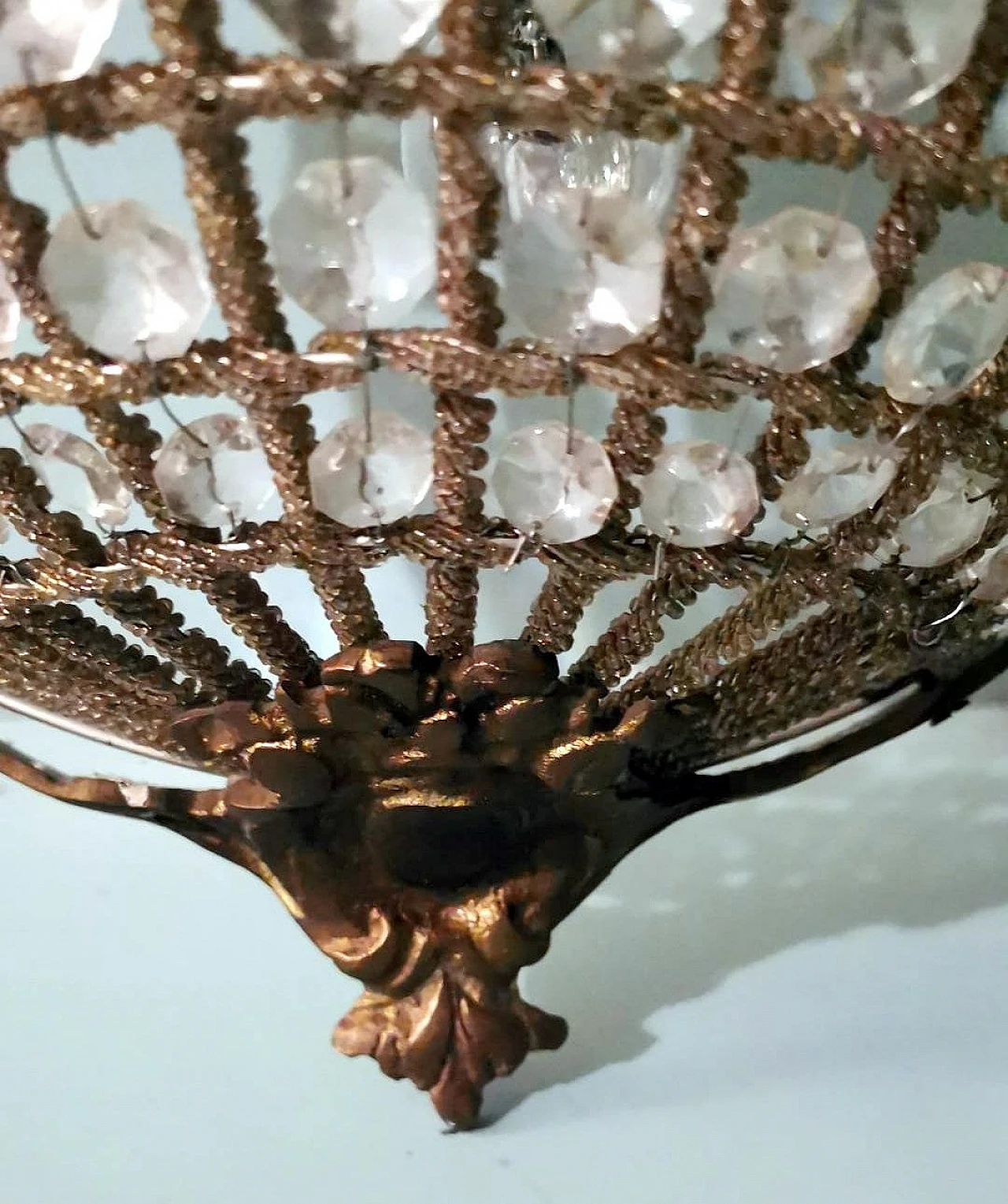 Louis XVI-style balloon wall sconce, 1980s 14