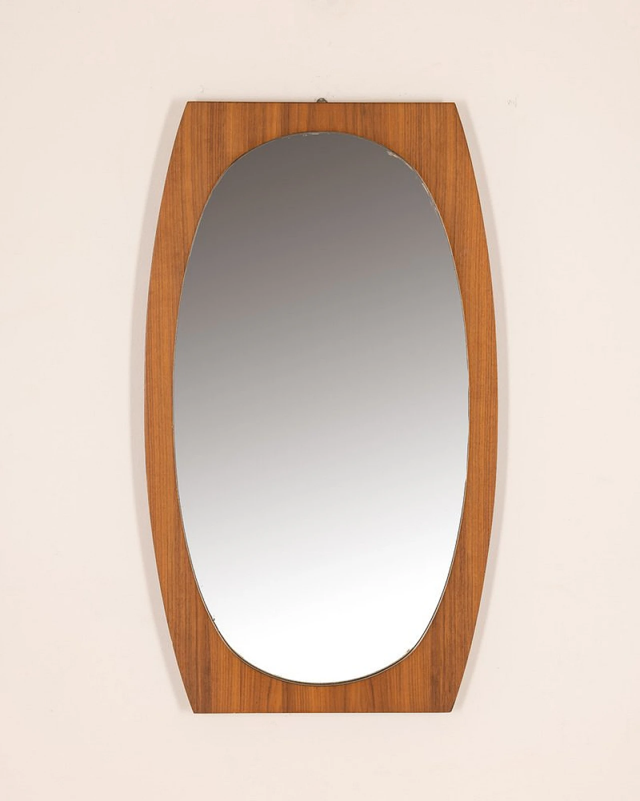 Wall mirror with walnut frame by Gianfranco Frattini, 1970s 1