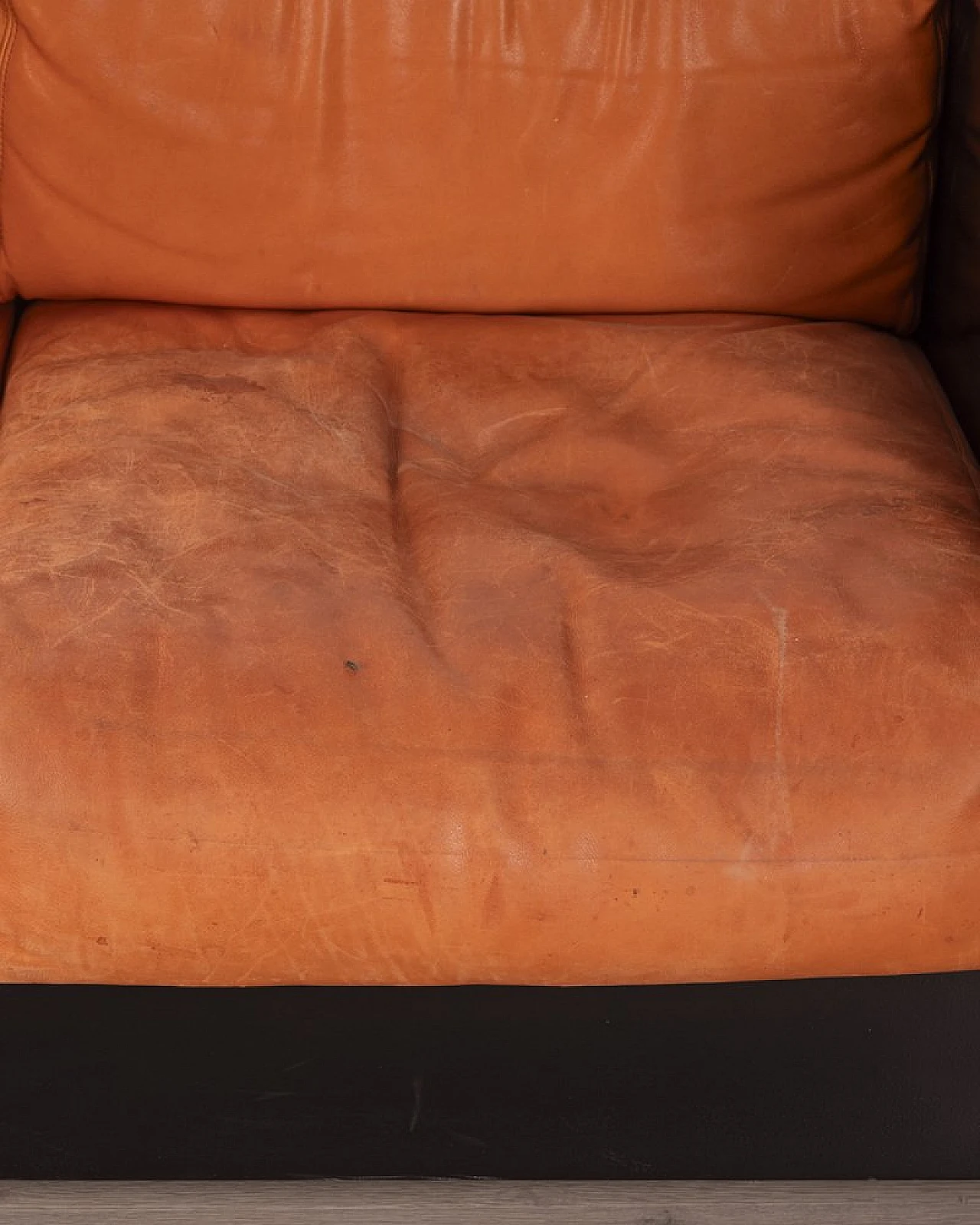 Saratoga leather sofa by M. & L. Vignelli for Poltronova, 1960s 4