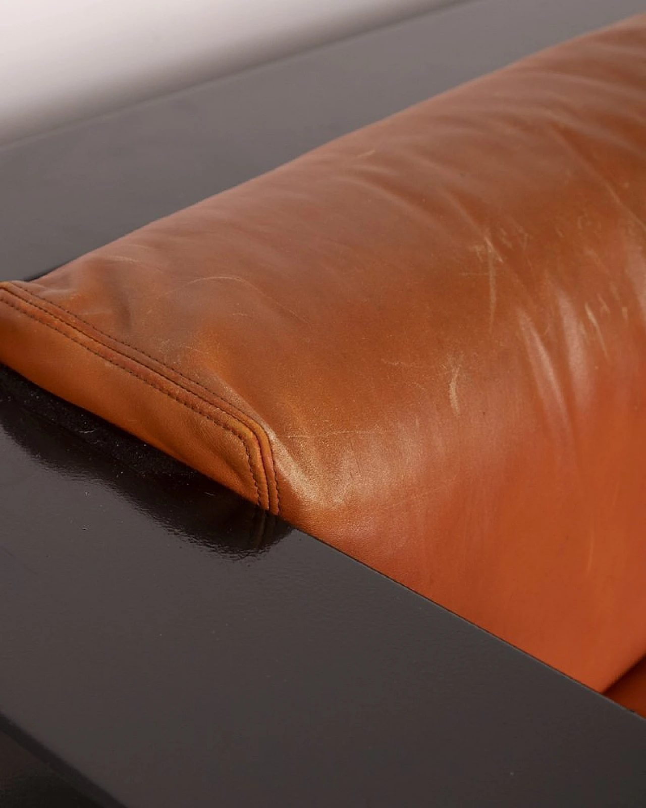 Saratoga leather sofa by M. & L. Vignelli for Poltronova, 1960s 6