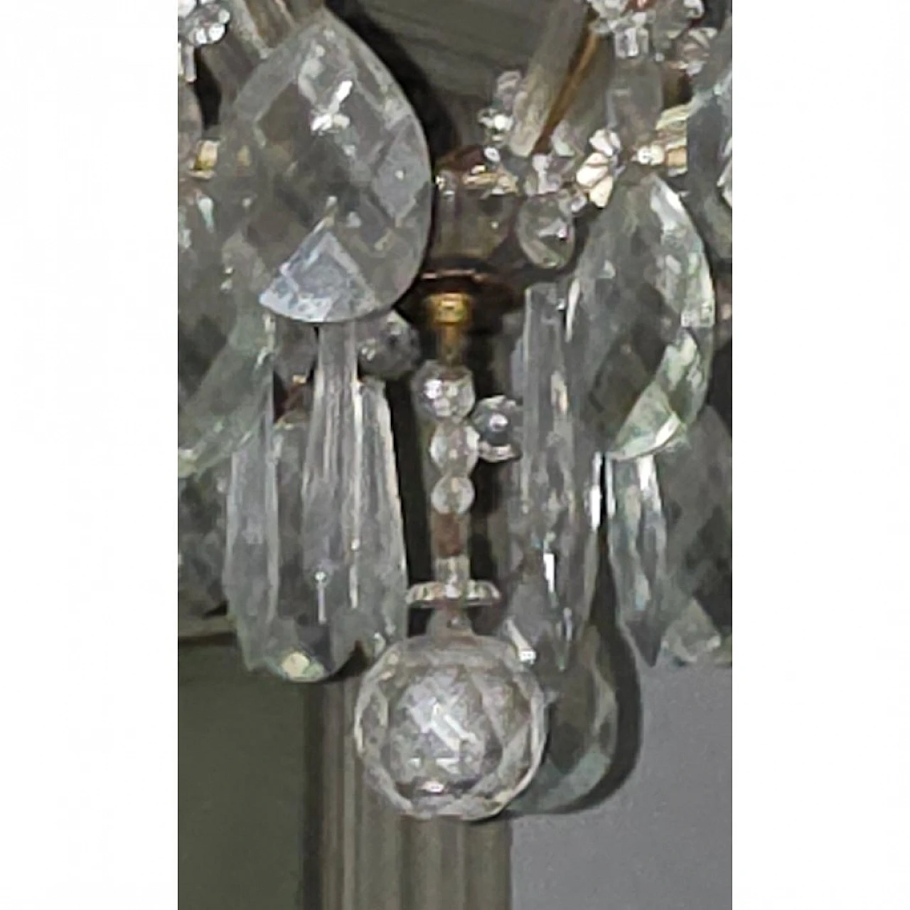 Art Nouveau six-light Murano glass chandelier, early 20th century 3