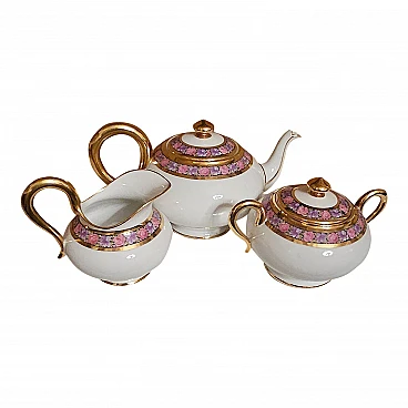 Richard Ginori ceramic tea set, early 20th century