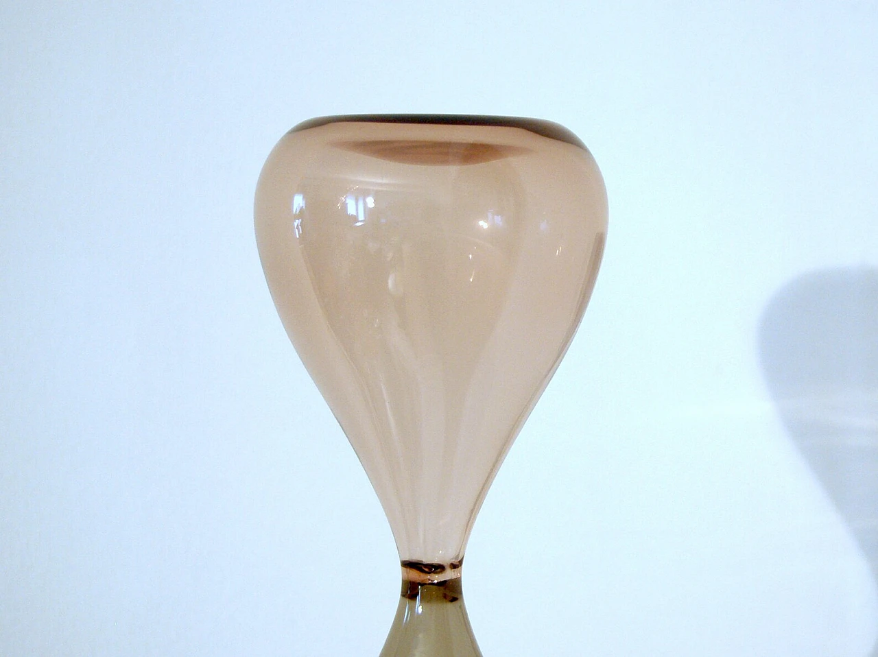 Hourglass in Murano glass by Fulvio Bianconi for Venini, 1983 3