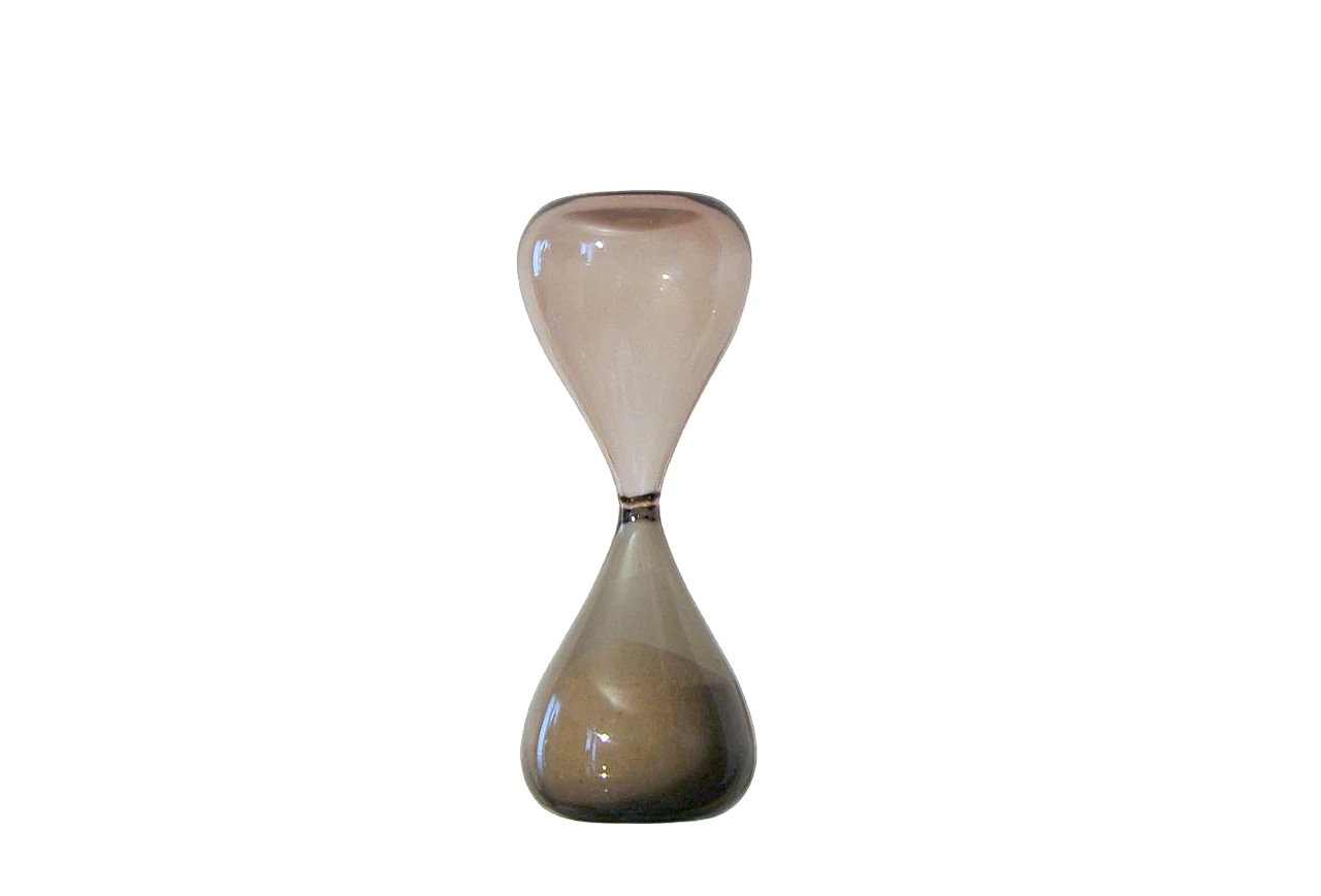 Hourglass in Murano glass by Fulvio Bianconi for Venini, 1983 9