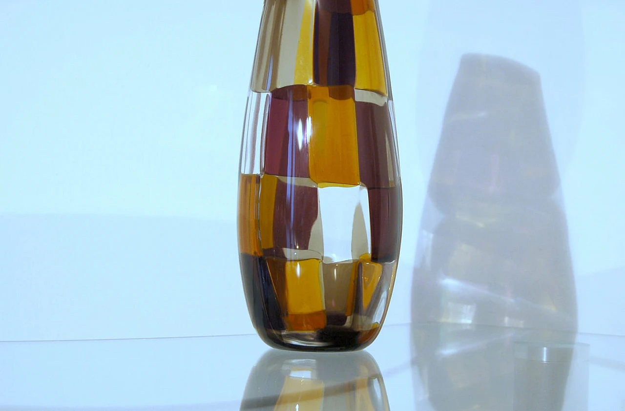 Pezzato Istanbul vase by Fulvio Bianconi for Venini, 1950s 3