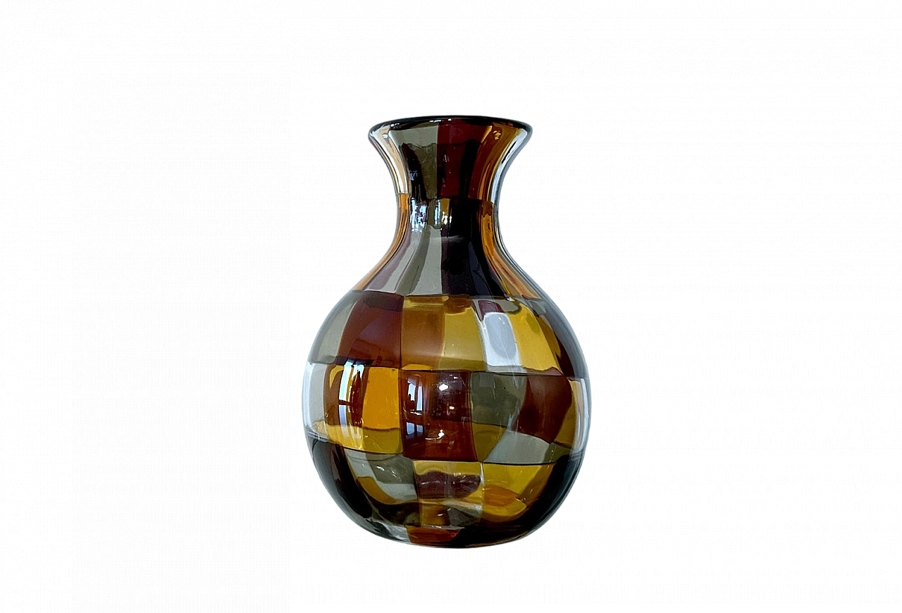 Pezzato Istanbul glass vase by Fulvio Bianconi for Venini, 1950s 9