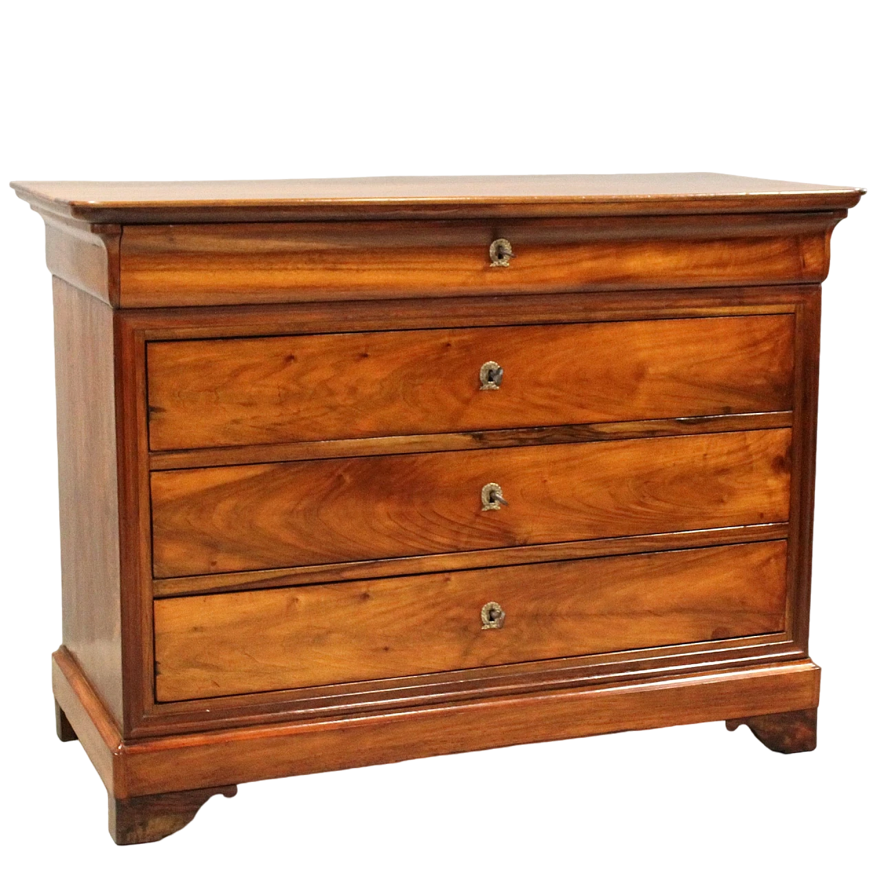 Louis Philippe solid walnut cappuccino dresser, mid-19th century 10