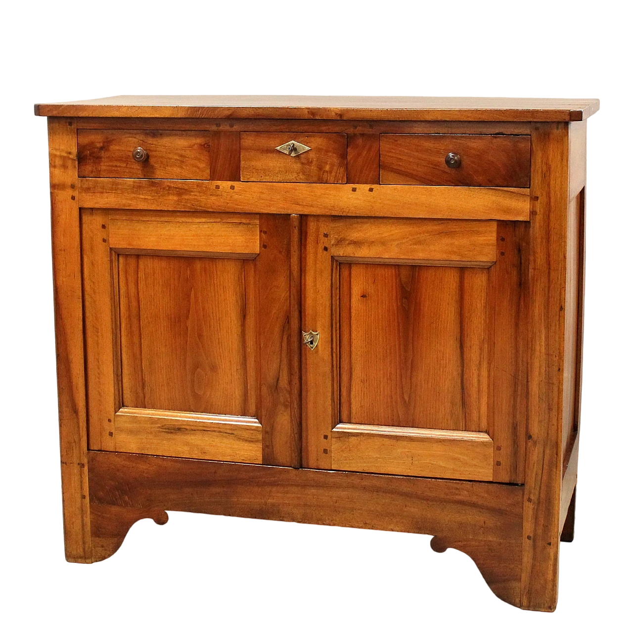 Credenza Luigi Filippo in noce massello, metà '800 11