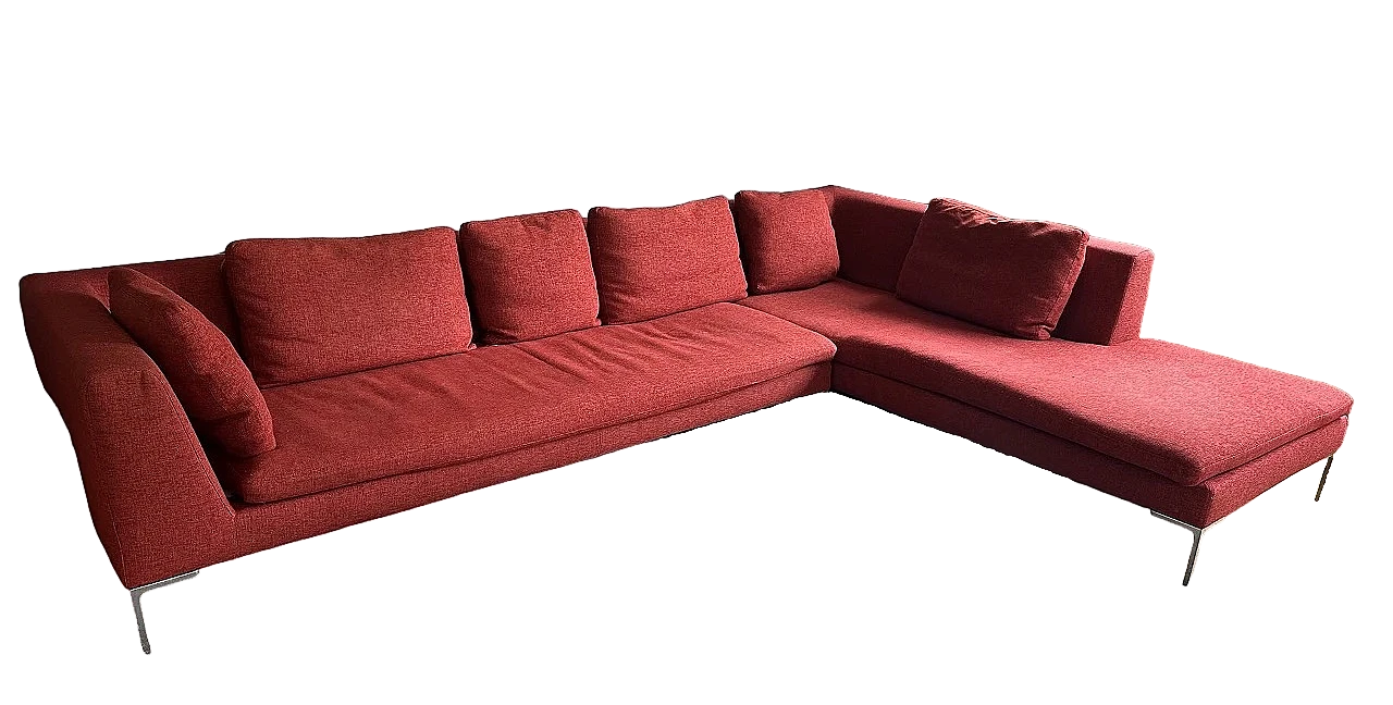 Charles corner sofa by Antonio Citterio for B&B Italia 10