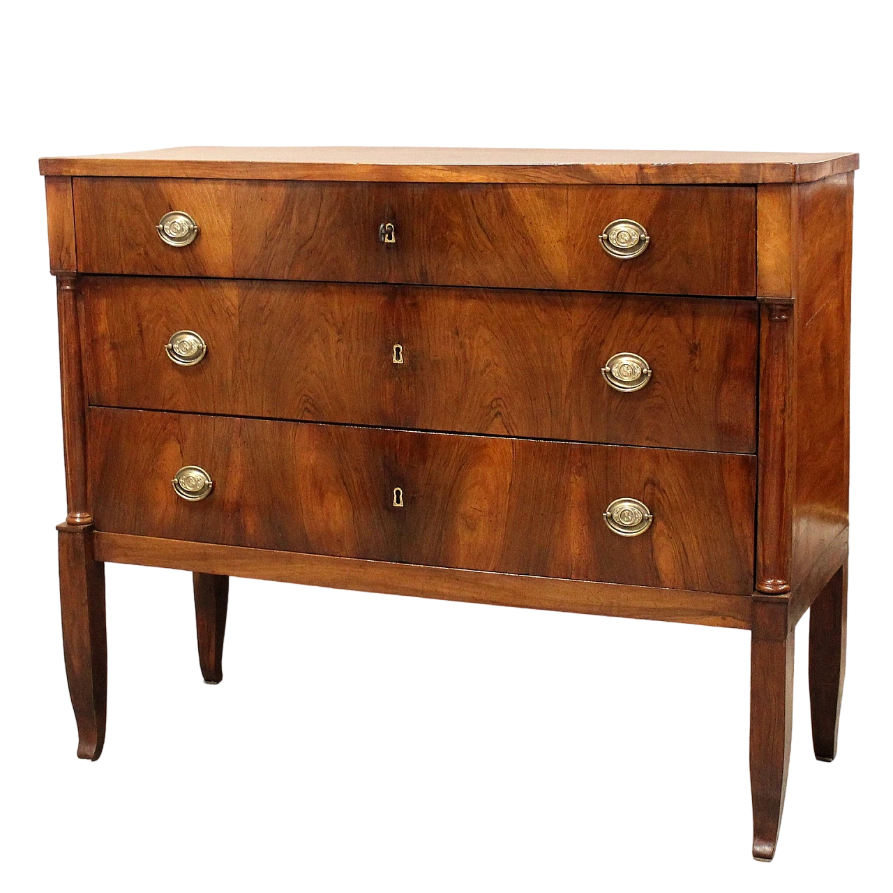 Directoire solid walnut dresser, second half of the 18th century 12