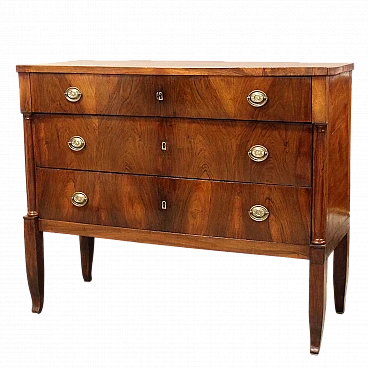 Directoire solid walnut dresser, second half of the 18th century