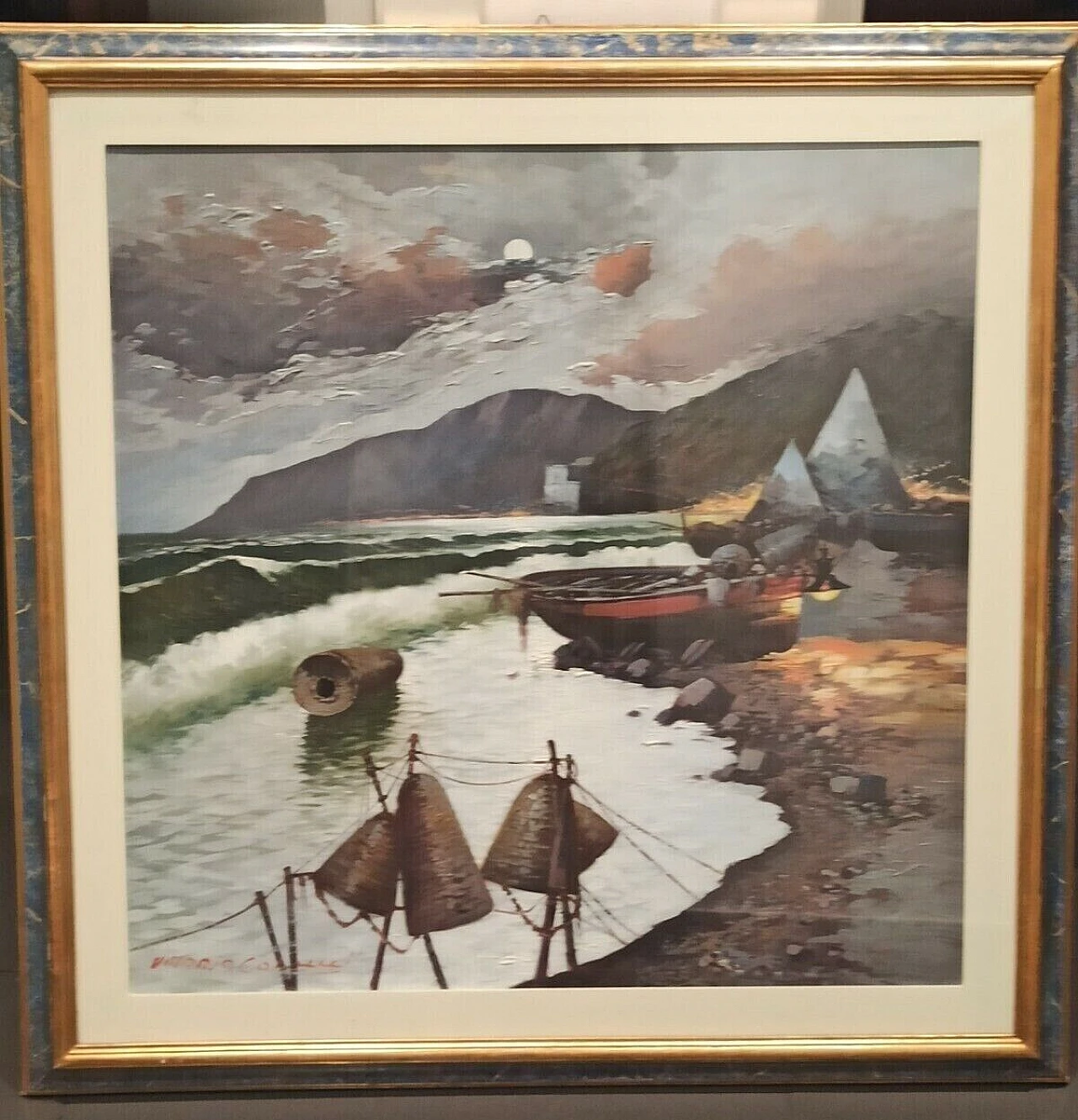 Vittorio Colucci, seascape, oil painting on canvas 1