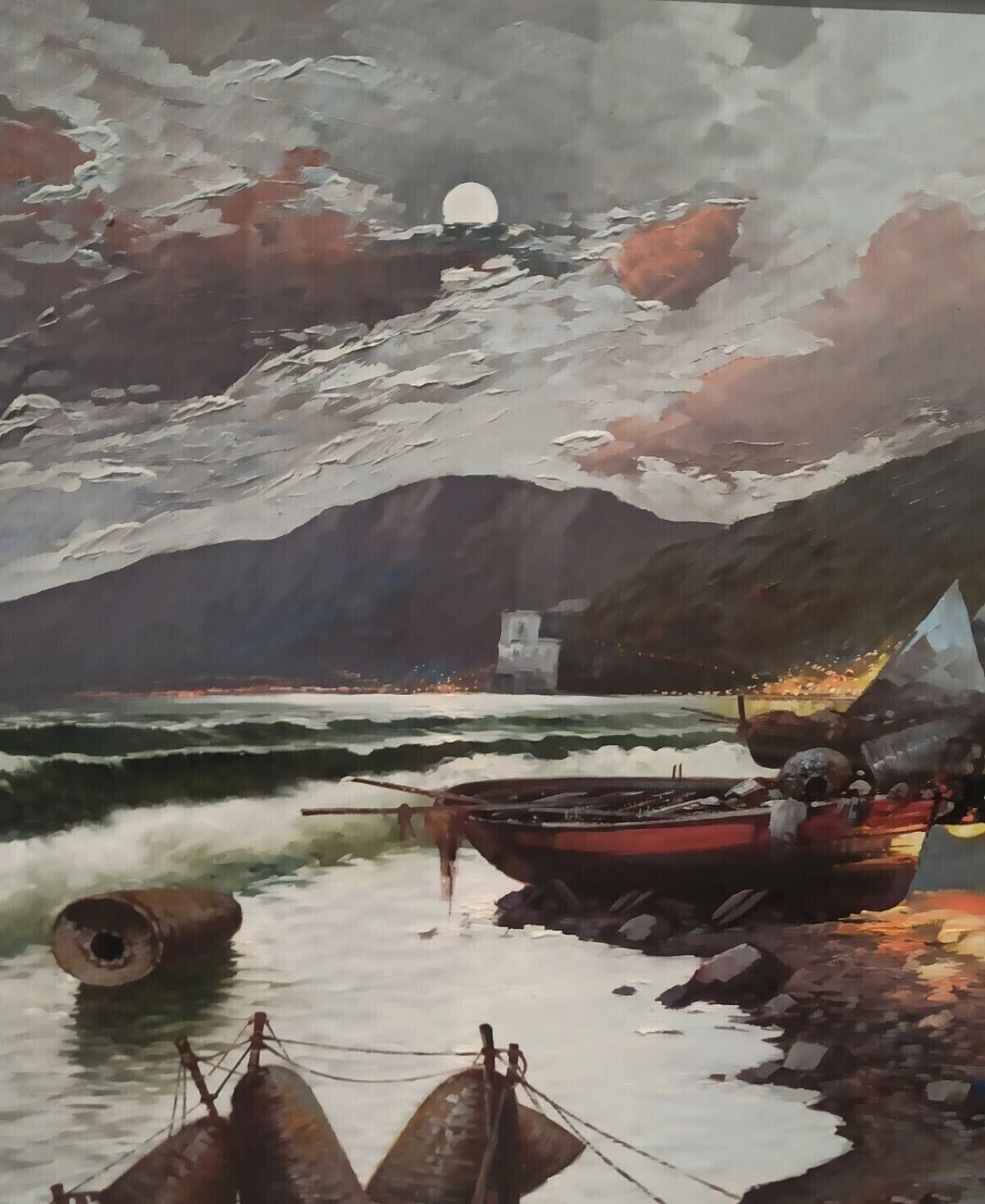 Vittorio Colucci, seascape, oil painting on canvas 3