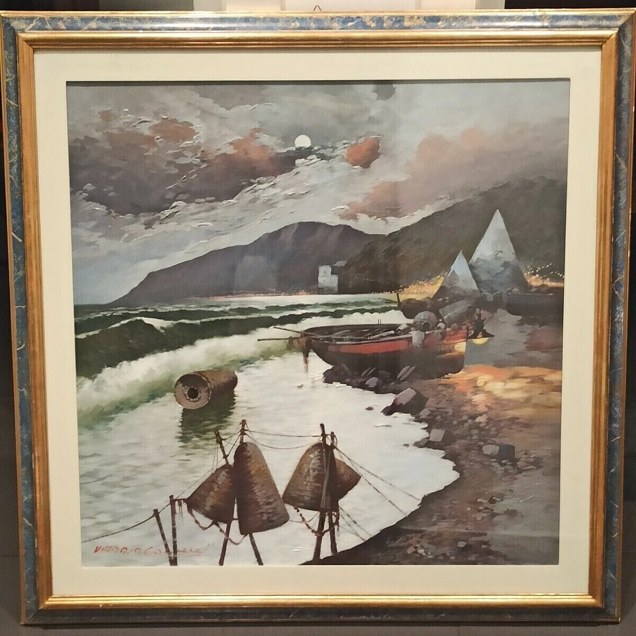 Vittorio Colucci, seascape, oil painting on canvas 4