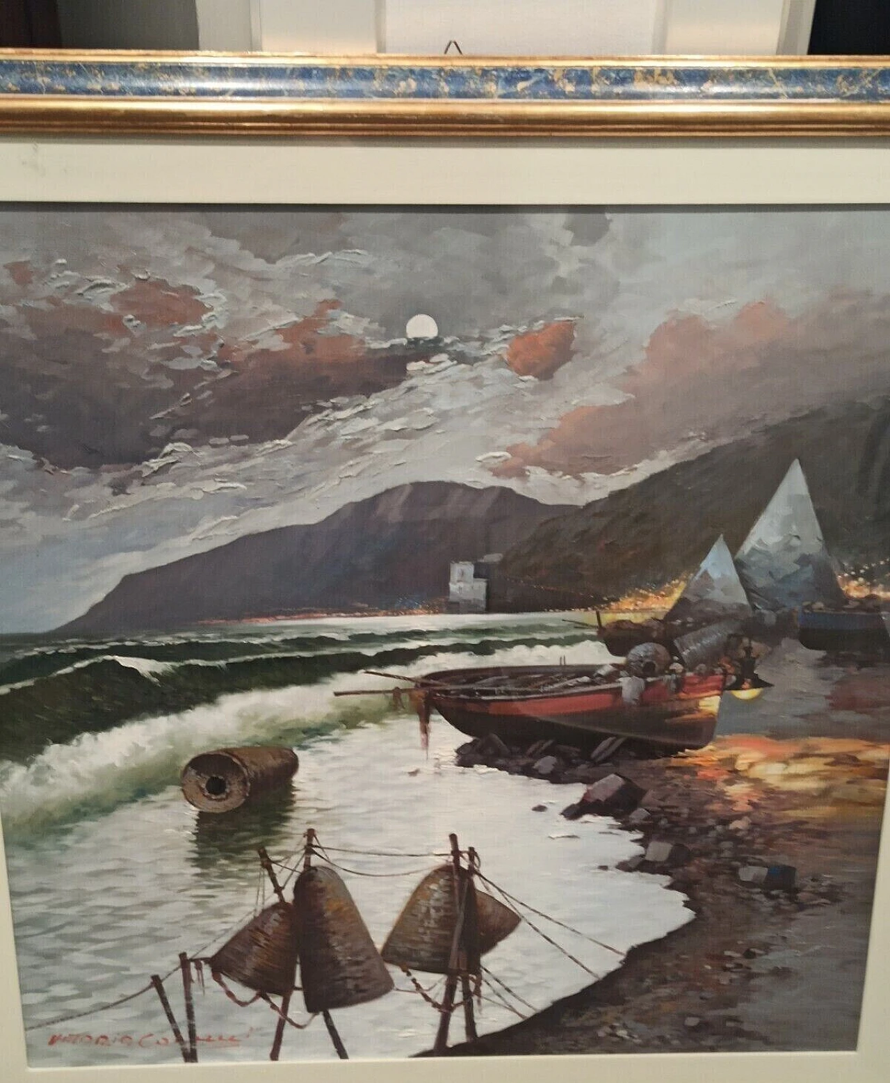 Vittorio Colucci, seascape, oil painting on canvas 5