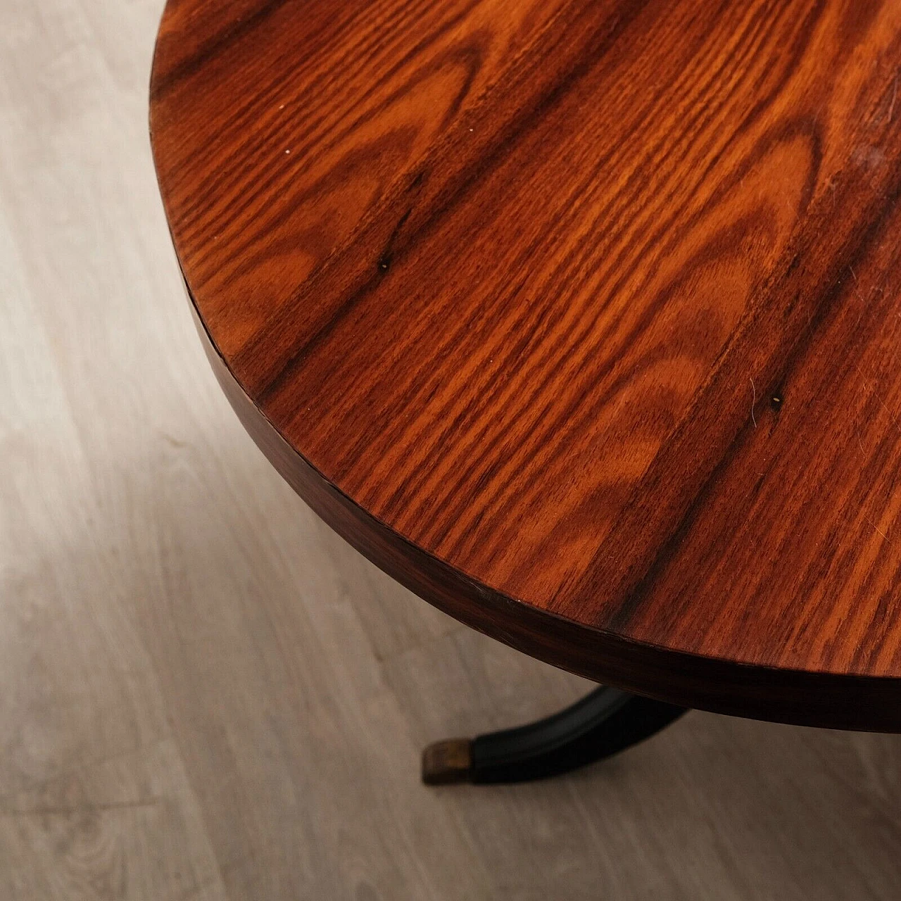 Oval rosewood table, 1960s 5