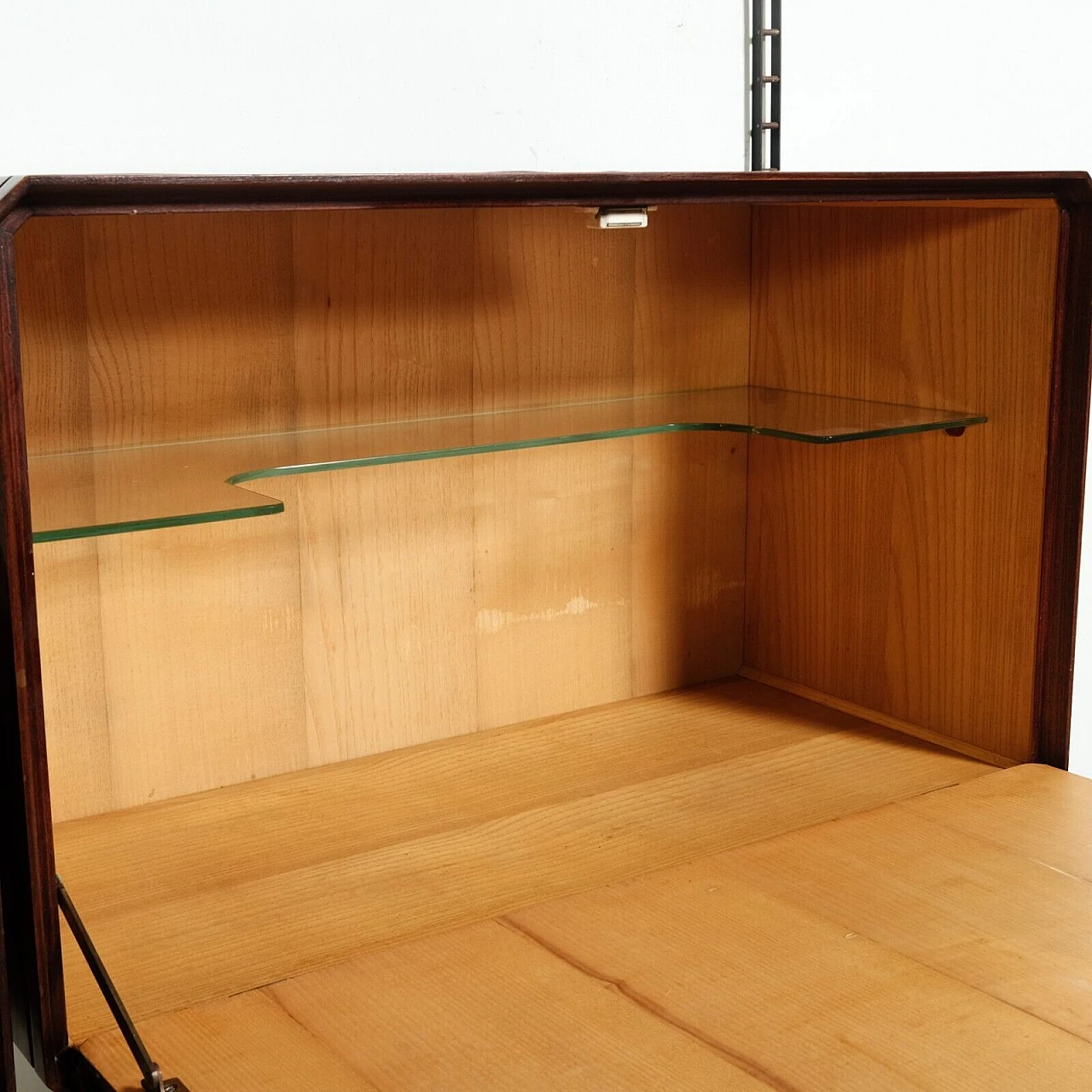 Rosewood and iron bookcase, 1960s 13