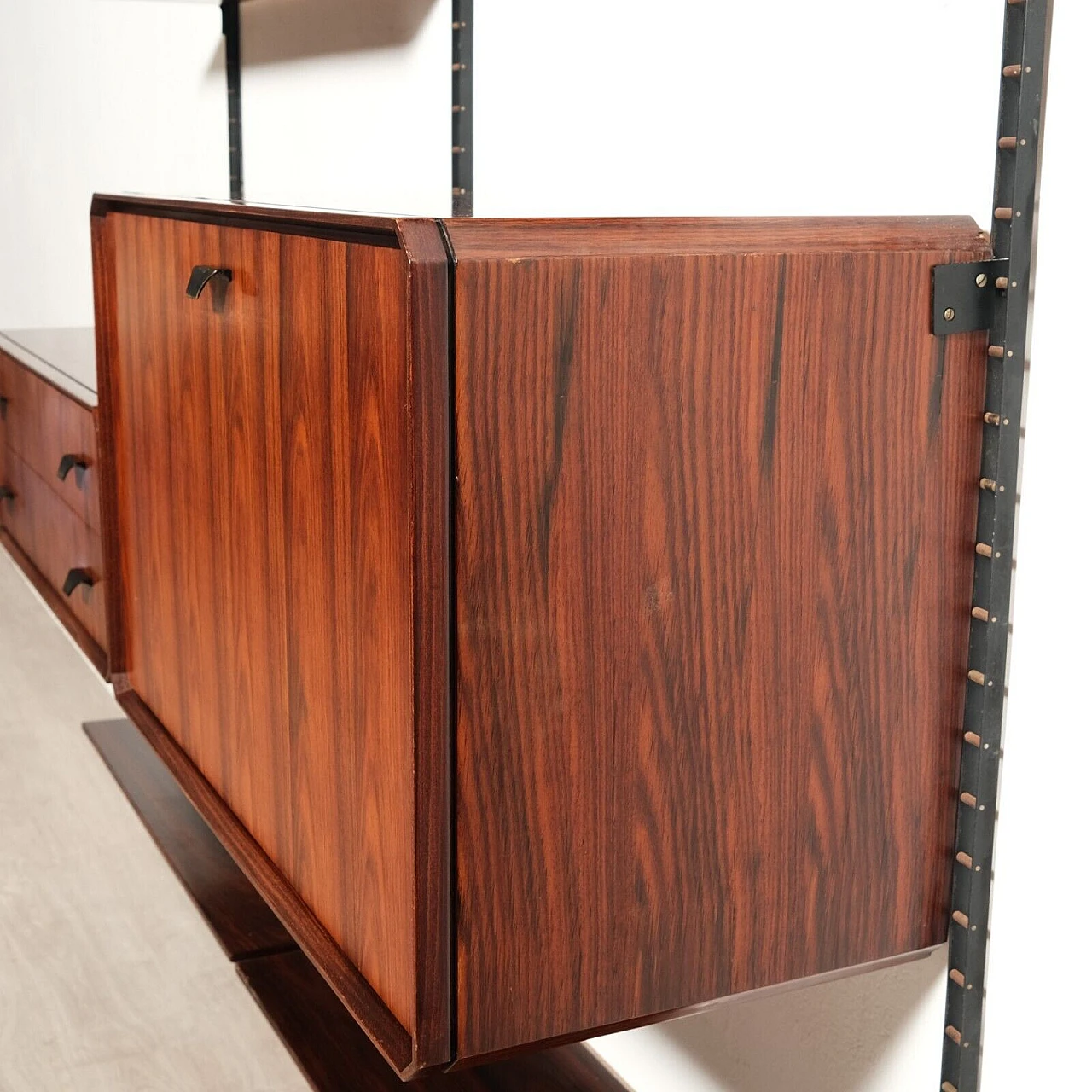 Rosewood and iron bookcase, 1960s 20