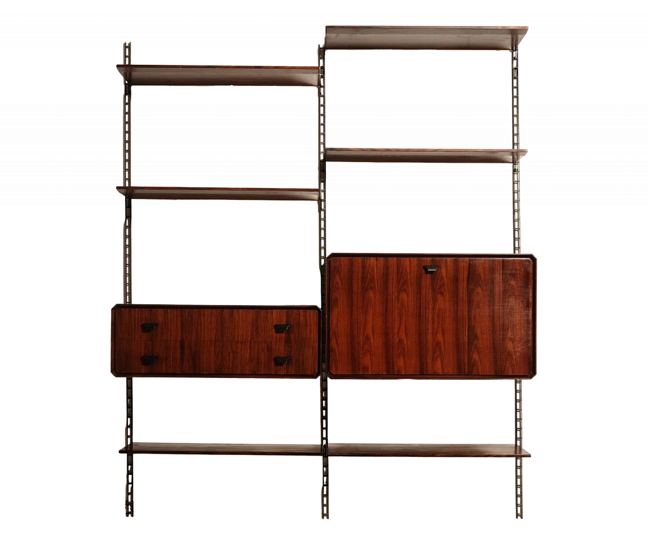 Rosewood and iron bookcase, 1960s 26