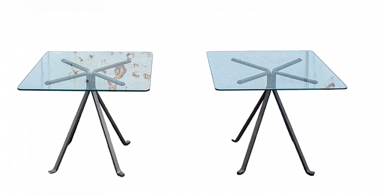 Cuginetto table pair by Enzo Mari for Driade, 1976 5
