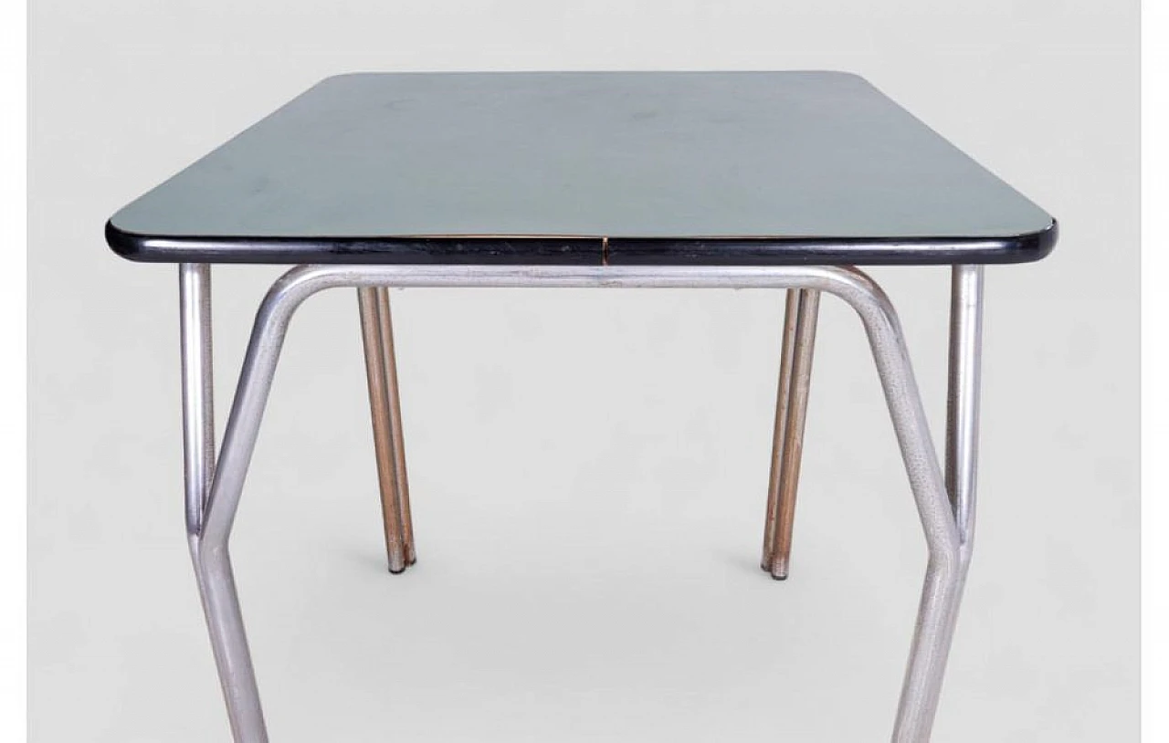 Square metal coffee table with formica top 5