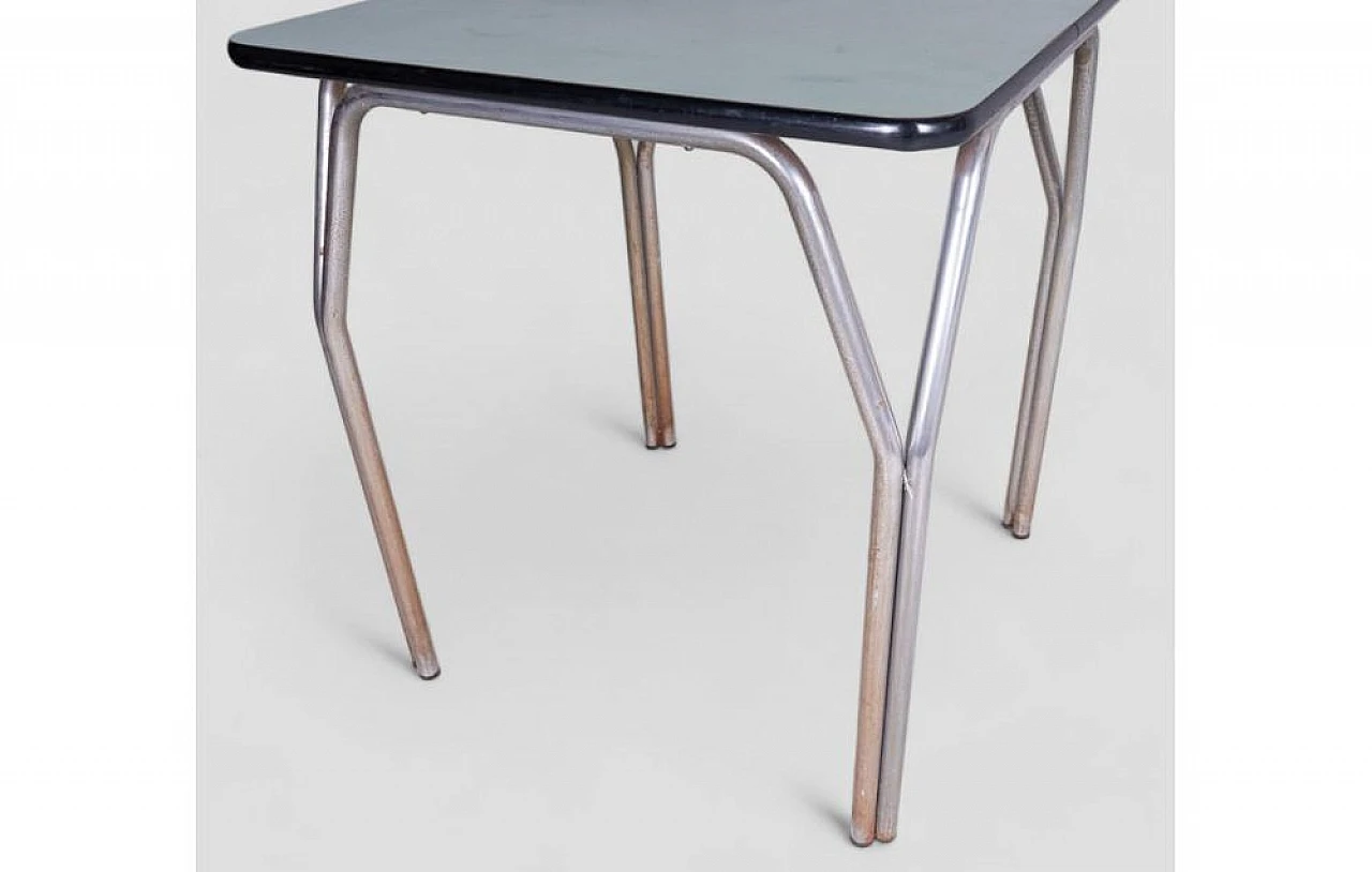 Square metal coffee table with formica top 6