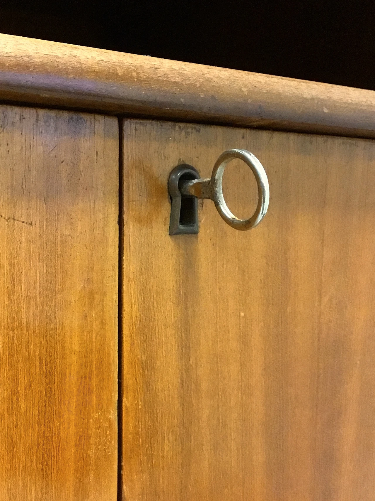 Teak and aqua green formica sideboard by Vittorio Dassi, 1950s 9