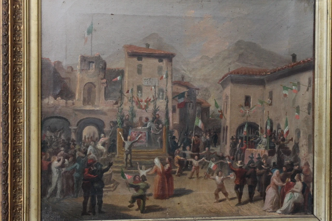 Carlo Ademollo, The Victory of Yes, oil painting on canvas, 1870 16