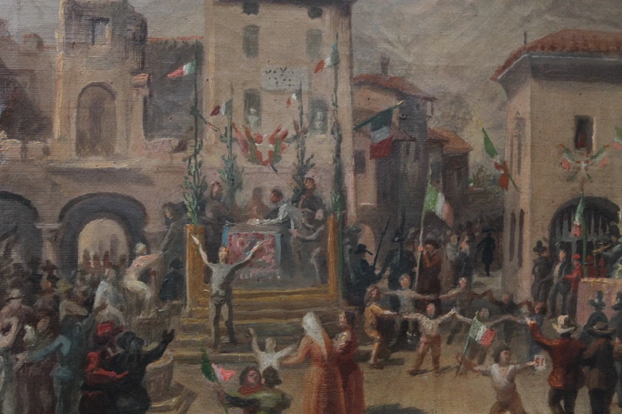 Carlo Ademollo, The Victory of Yes, oil painting on canvas, 1870 19