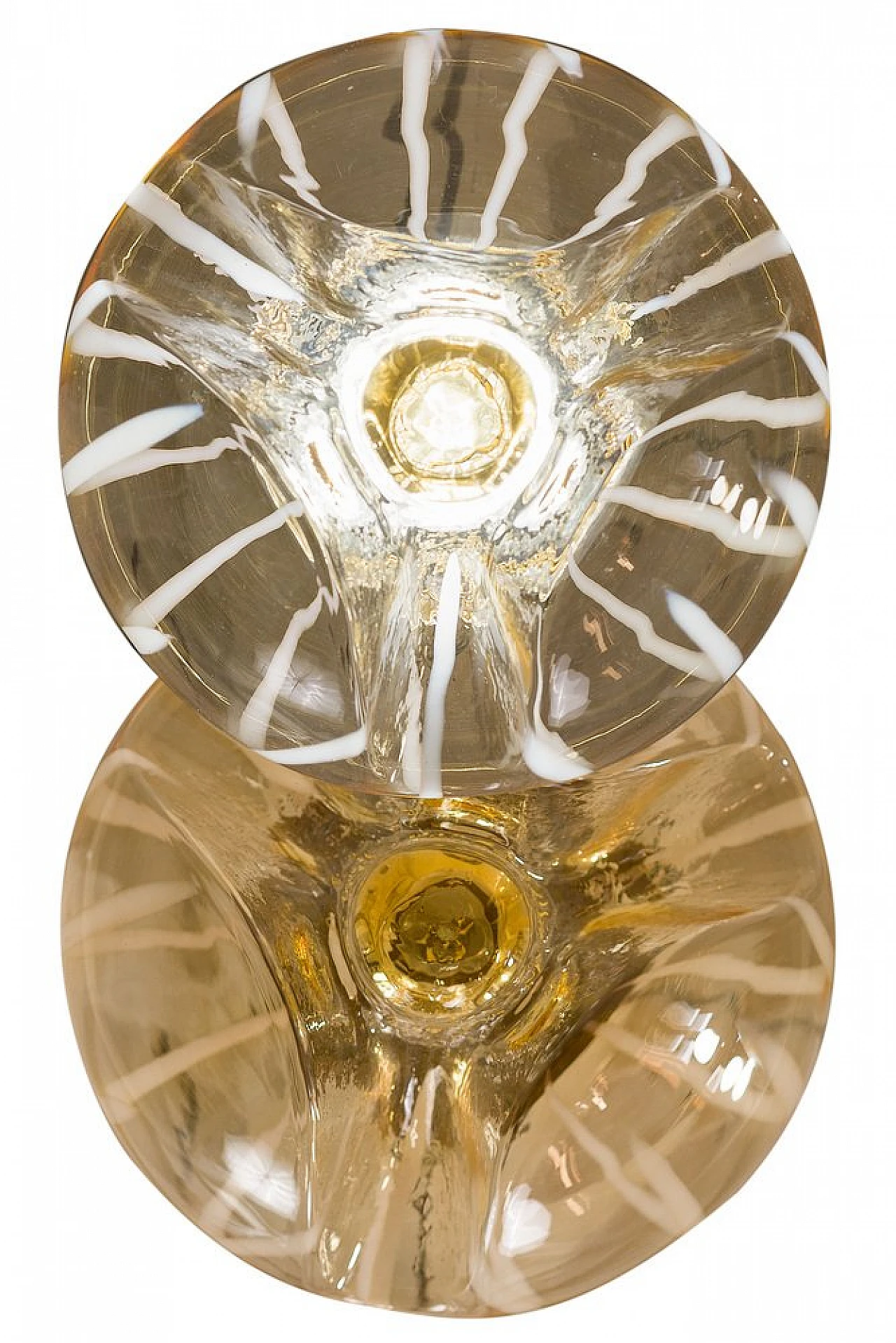 Murano blown glass pendant lamp, 1970s 3