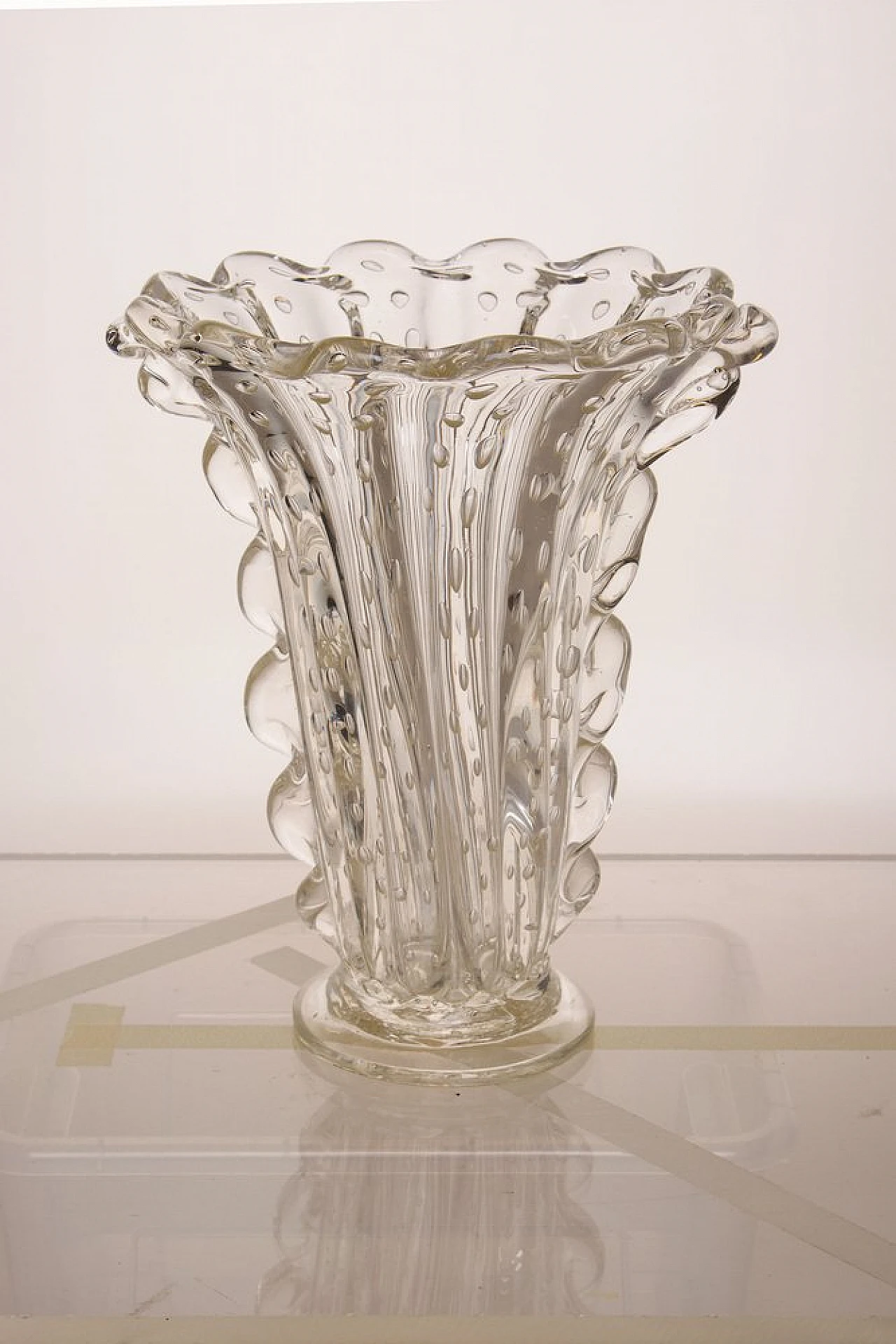 Vaso Art Dèco di Ercole Barovier per Barovier & Toso, anni '30 1