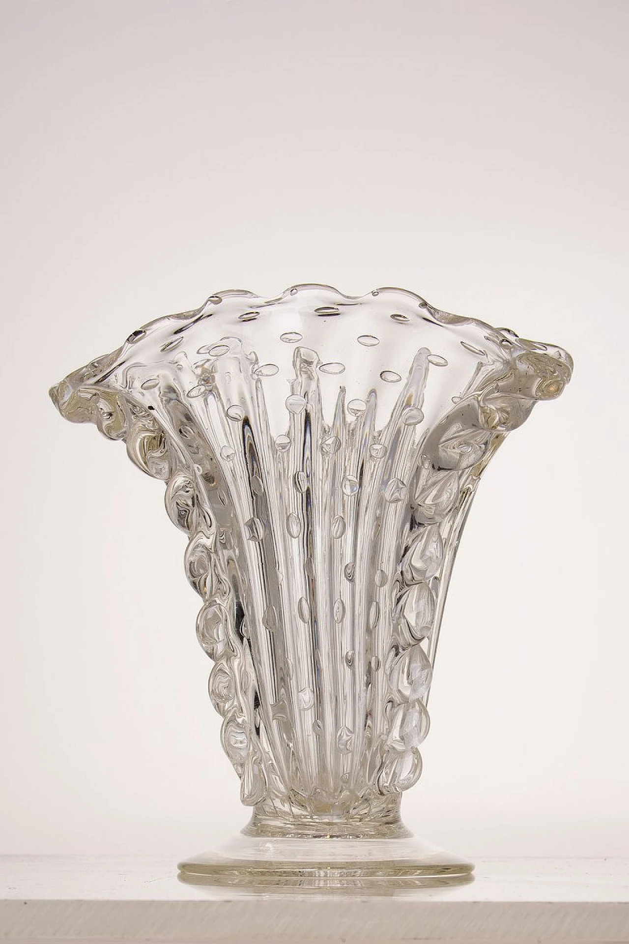 Vaso in vetro di Murano di E. Barovier per Barovier & Toso, anni '40 2