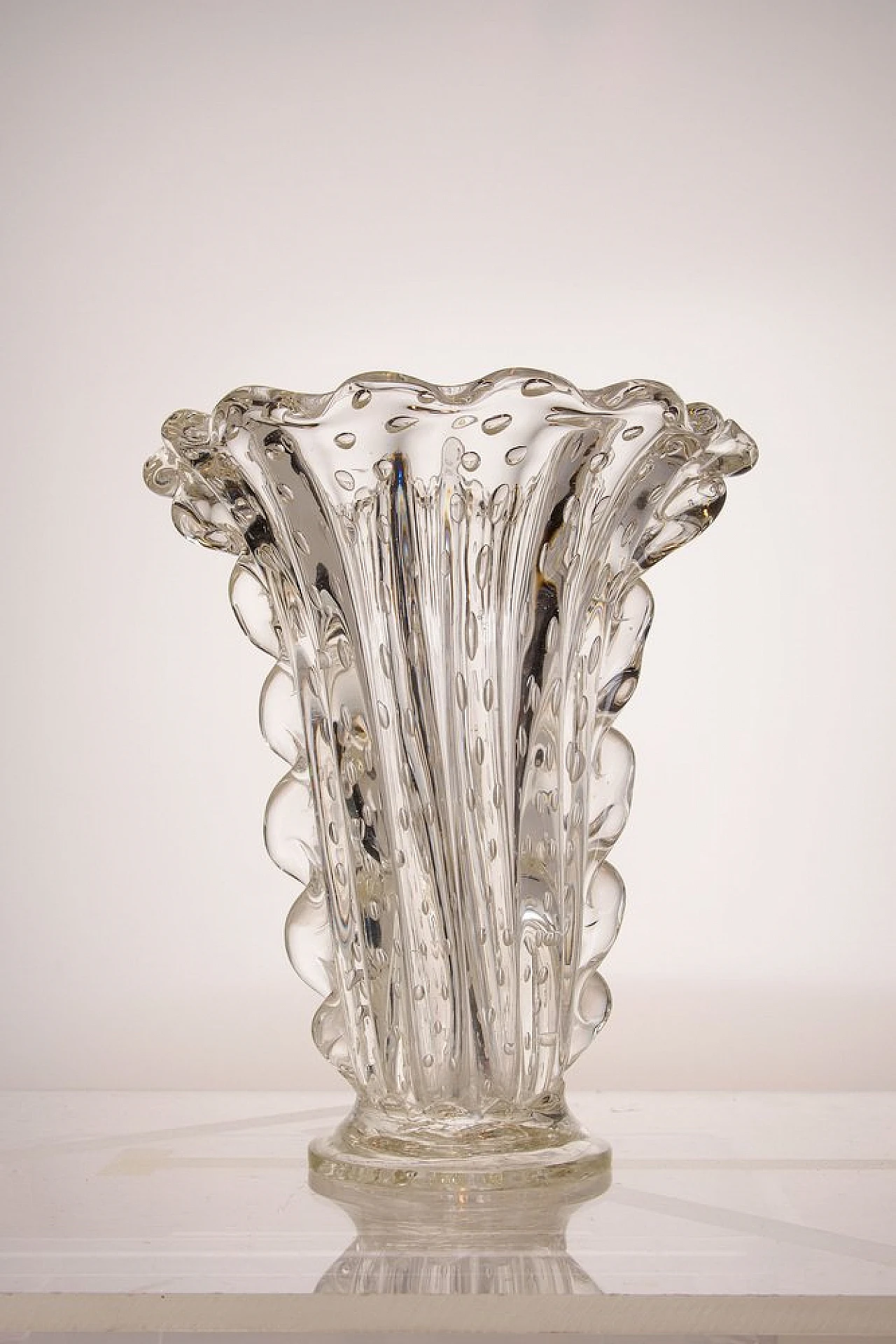 Art Deco vase by Ercole Barovier for Barovier & Toso, 1930s 3