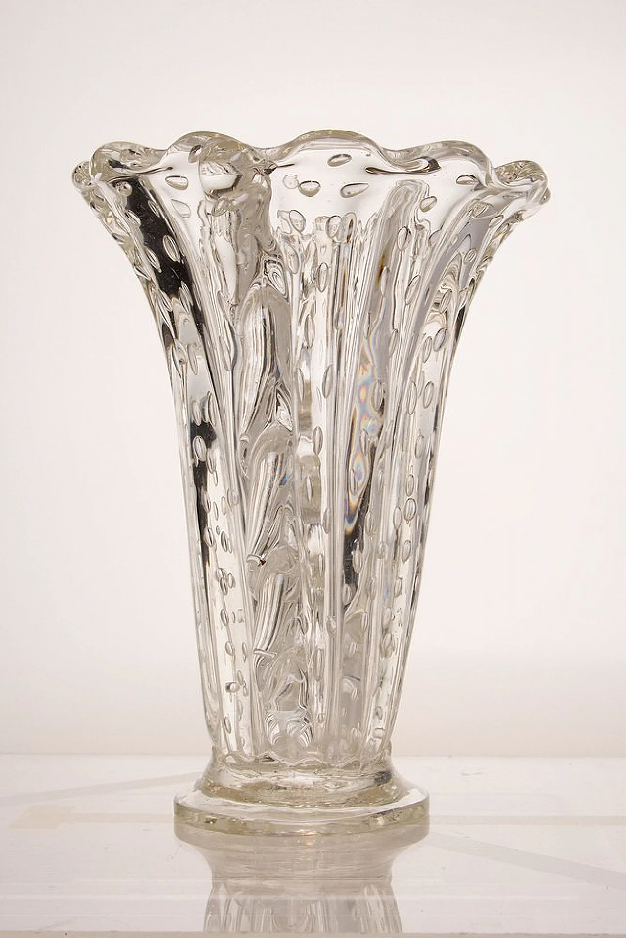 Art Deco vase by Ercole Barovier for Barovier & Toso, 1930s 4