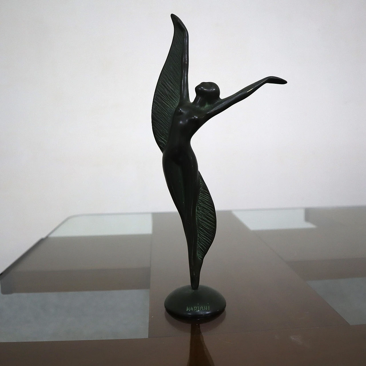 3 Sculture di ballerine in bronzo di Mariani Caggiati, anni '80 7