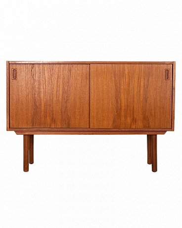 Danish sideboard with two sliding doors in teak, 1960s