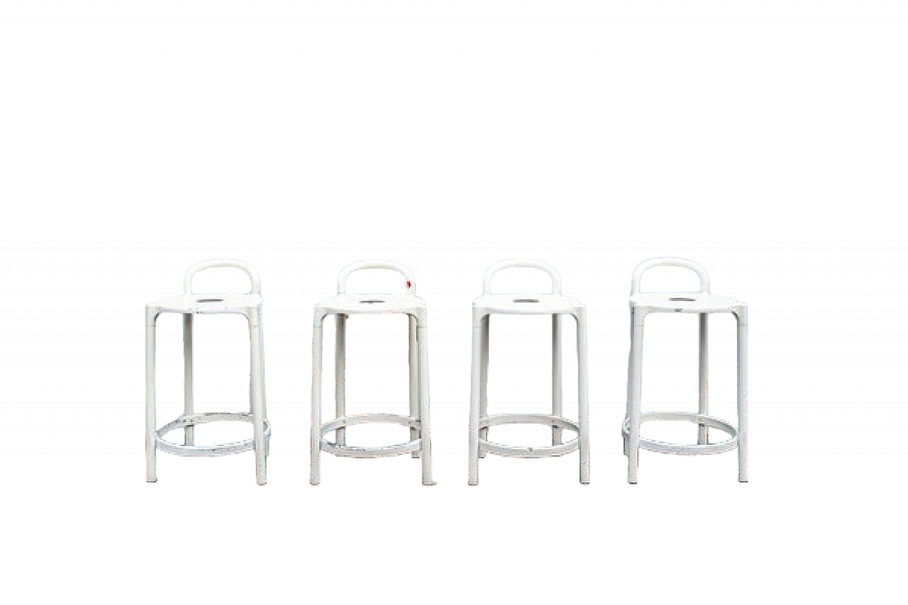 4 Polo stools by Anna Castelli Ferrieri for Kartell, 1980s 11