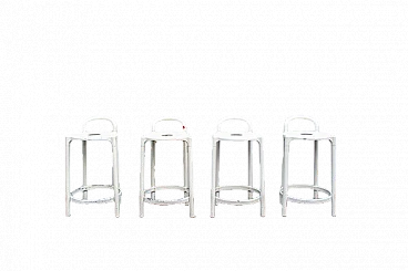 4 Polo stools by Anna Castelli Ferrieri for Kartell, 1980s