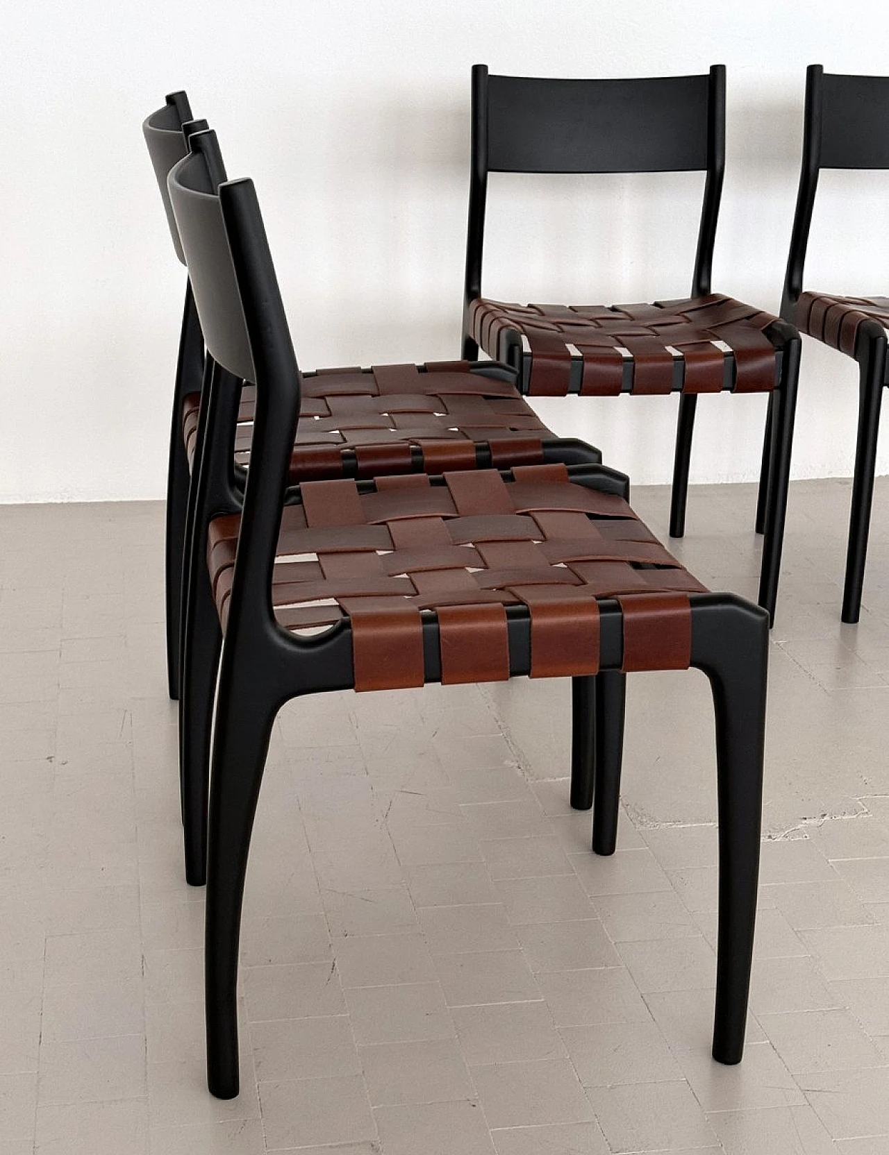 6 Chairs 993 by Piero Palange and Werther Toffoloni for Montina, 1970s 3