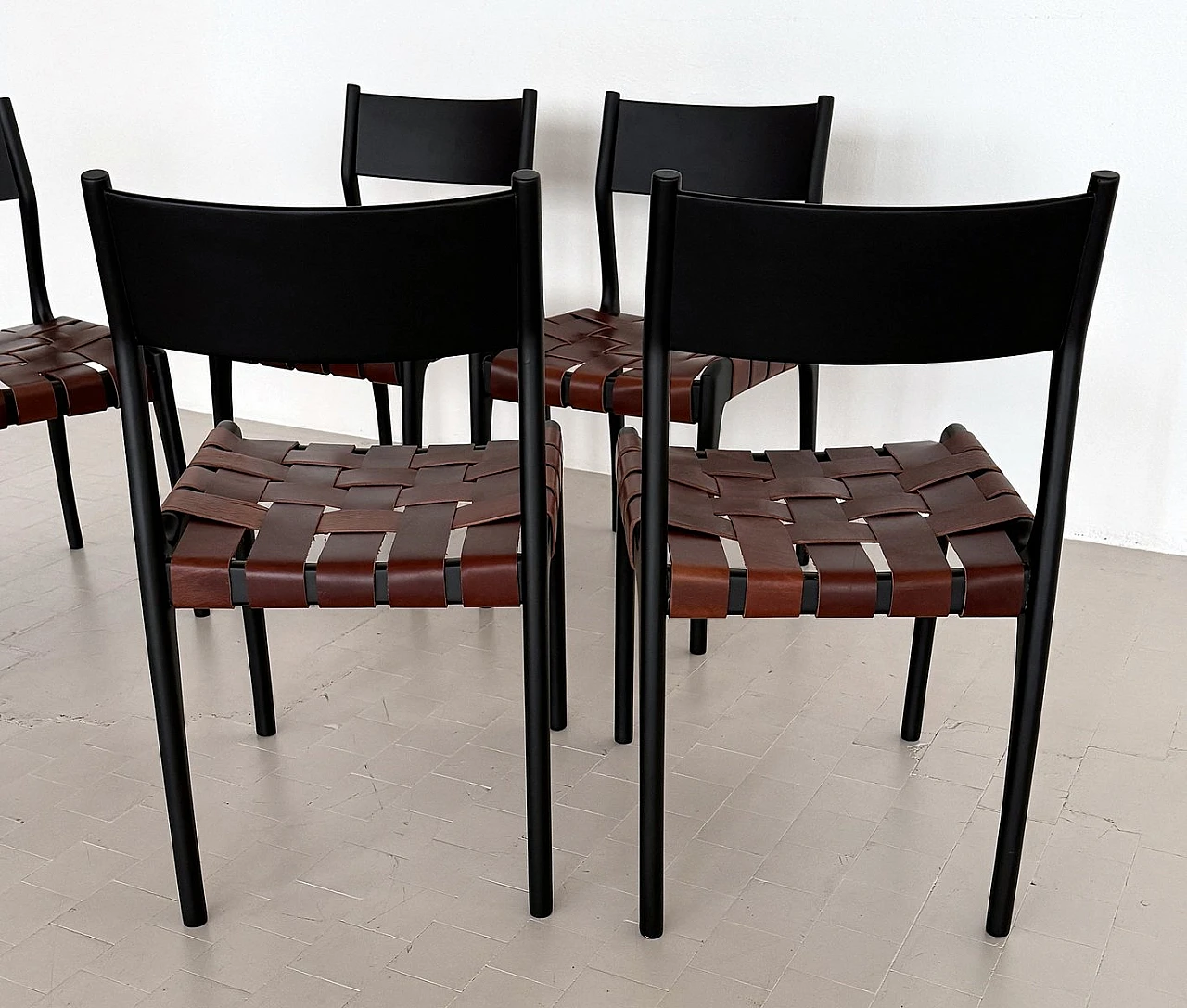 6 Chairs 993 by Piero Palange and Werther Toffoloni for Montina, 1970s 13