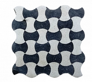 25 Cementine Papillon tiles, 1920s